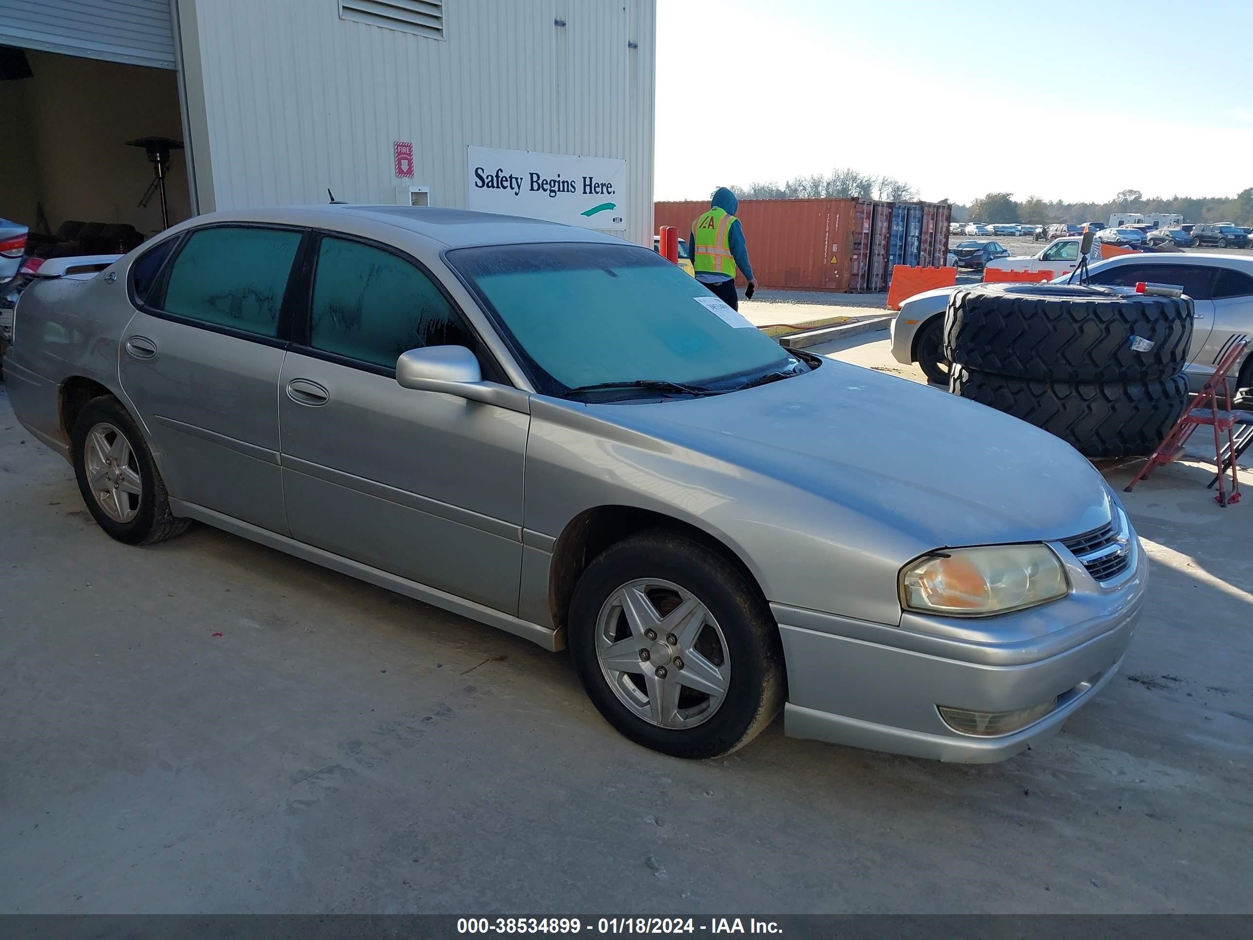 CHEVROLET IMPALA 2005 2g1wh55k259263557