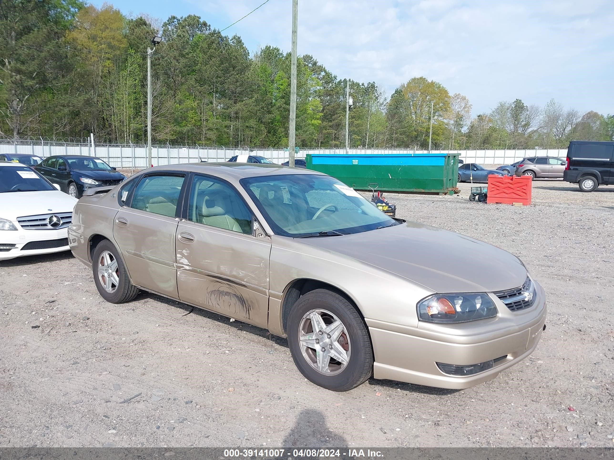 CHEVROLET IMPALA 2005 2g1wh55k459129231