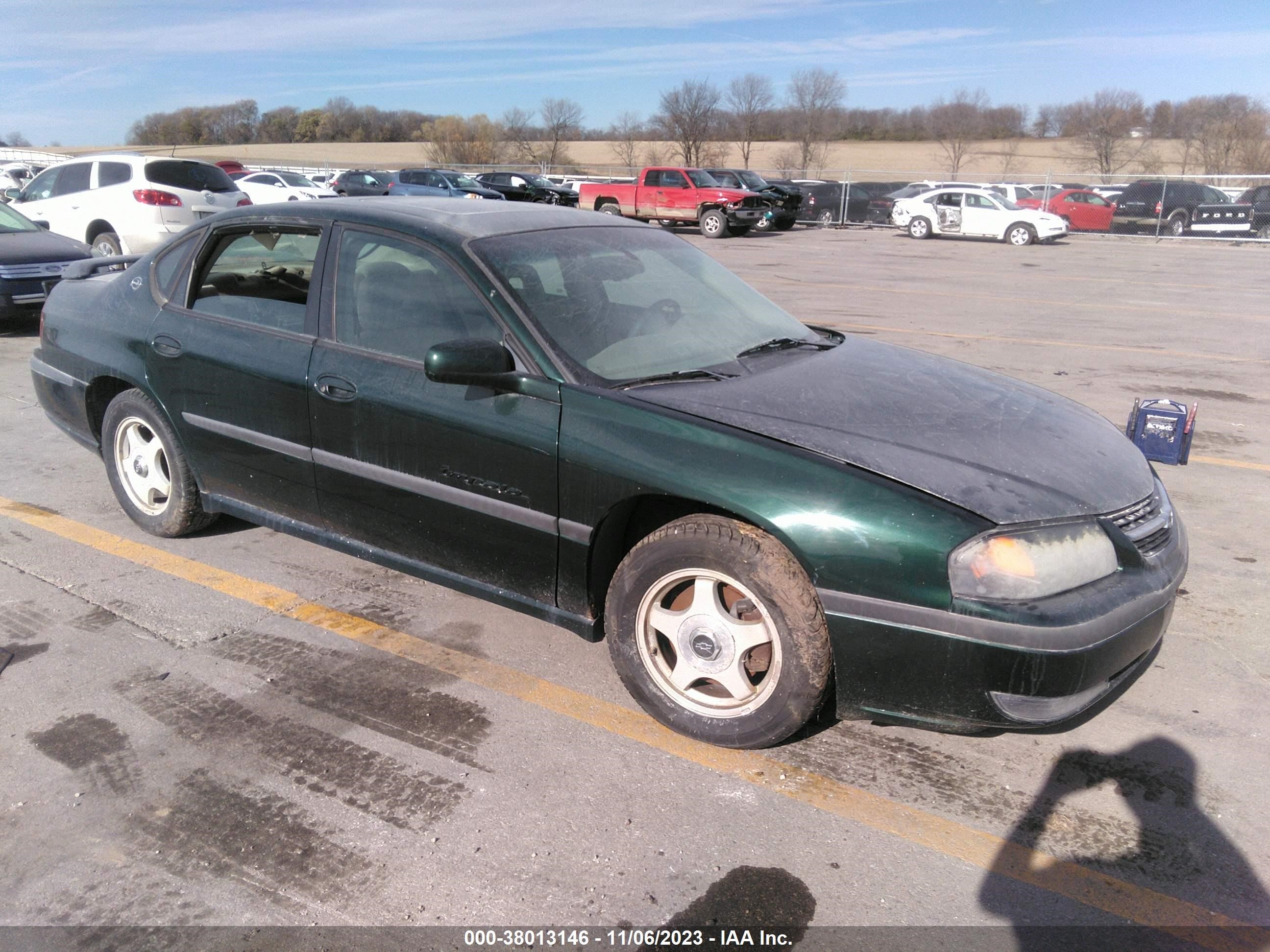 CHEVROLET IMPALA 2002 2g1wh55k529222223