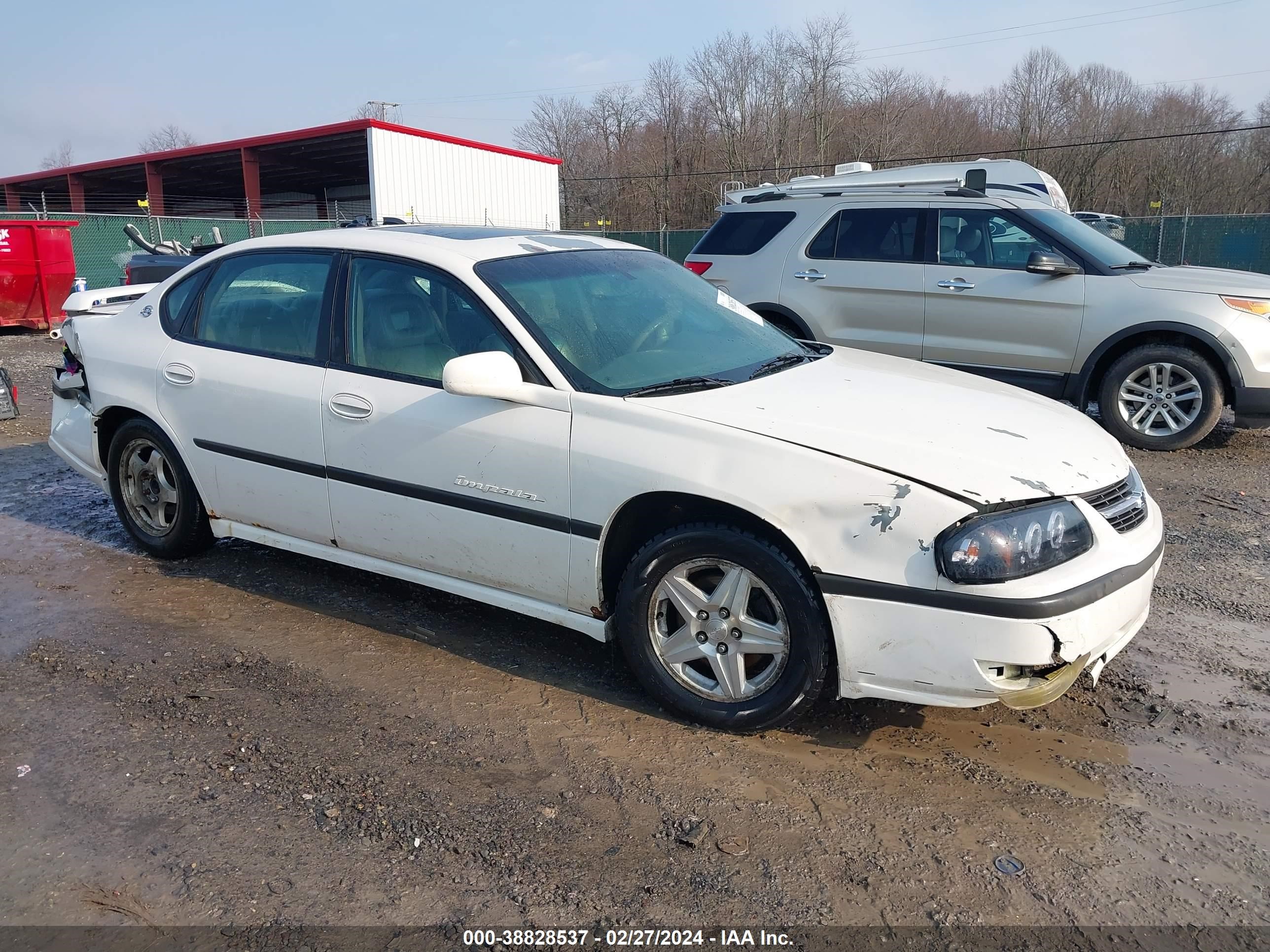 CHEVROLET IMPALA 2003 2g1wh55k639357065