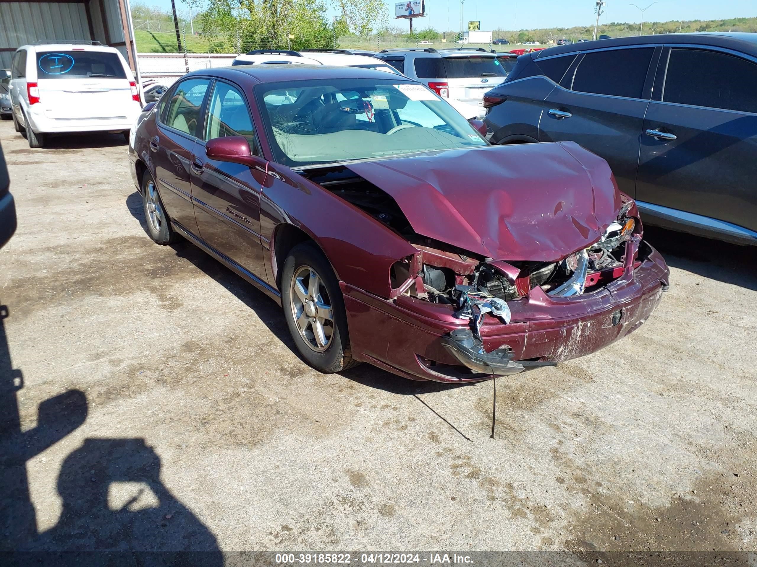 CHEVROLET IMPALA 2004 2g1wh55k649226607