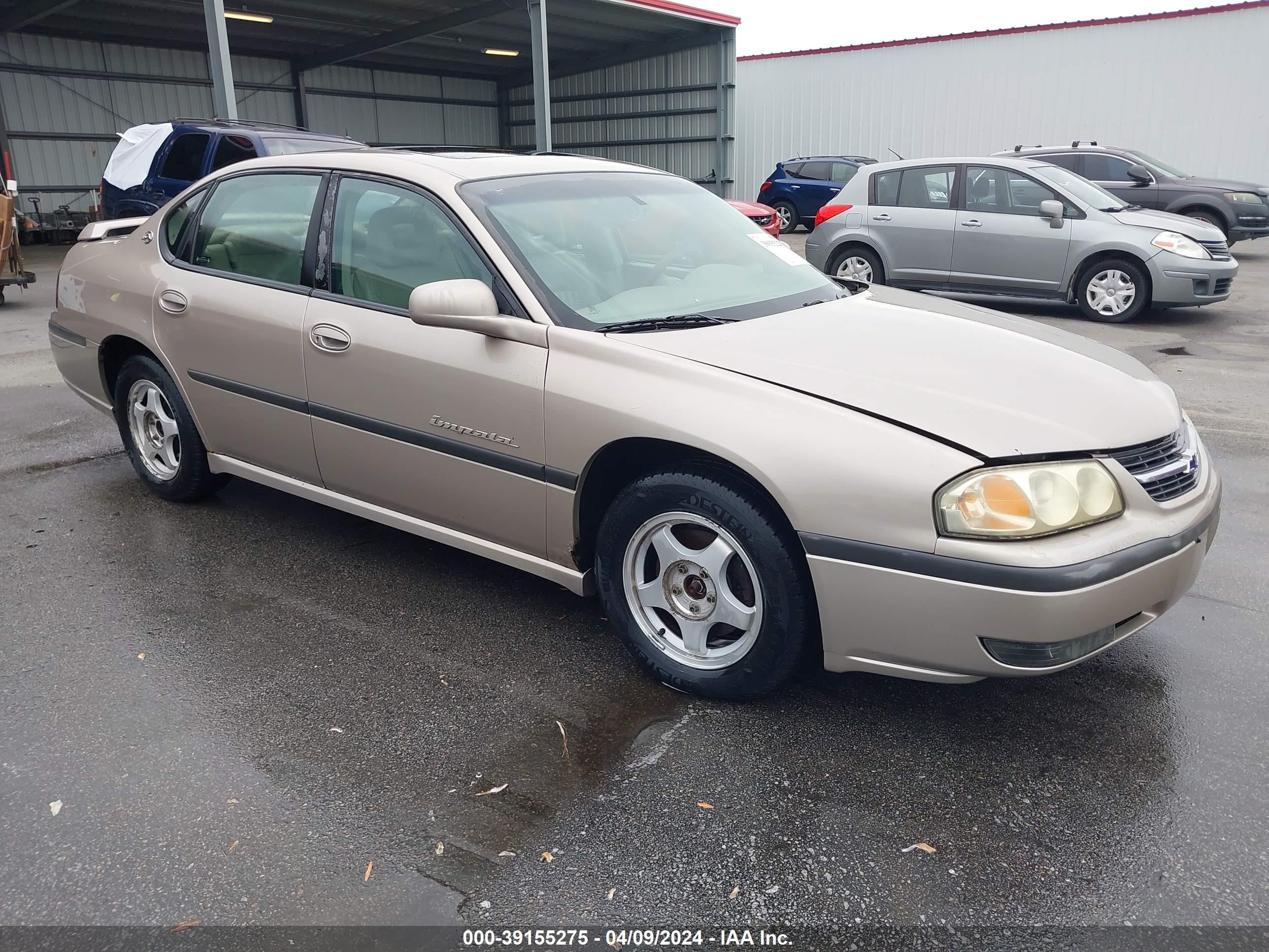 CHEVROLET IMPALA 2002 2g1wh55k729139473