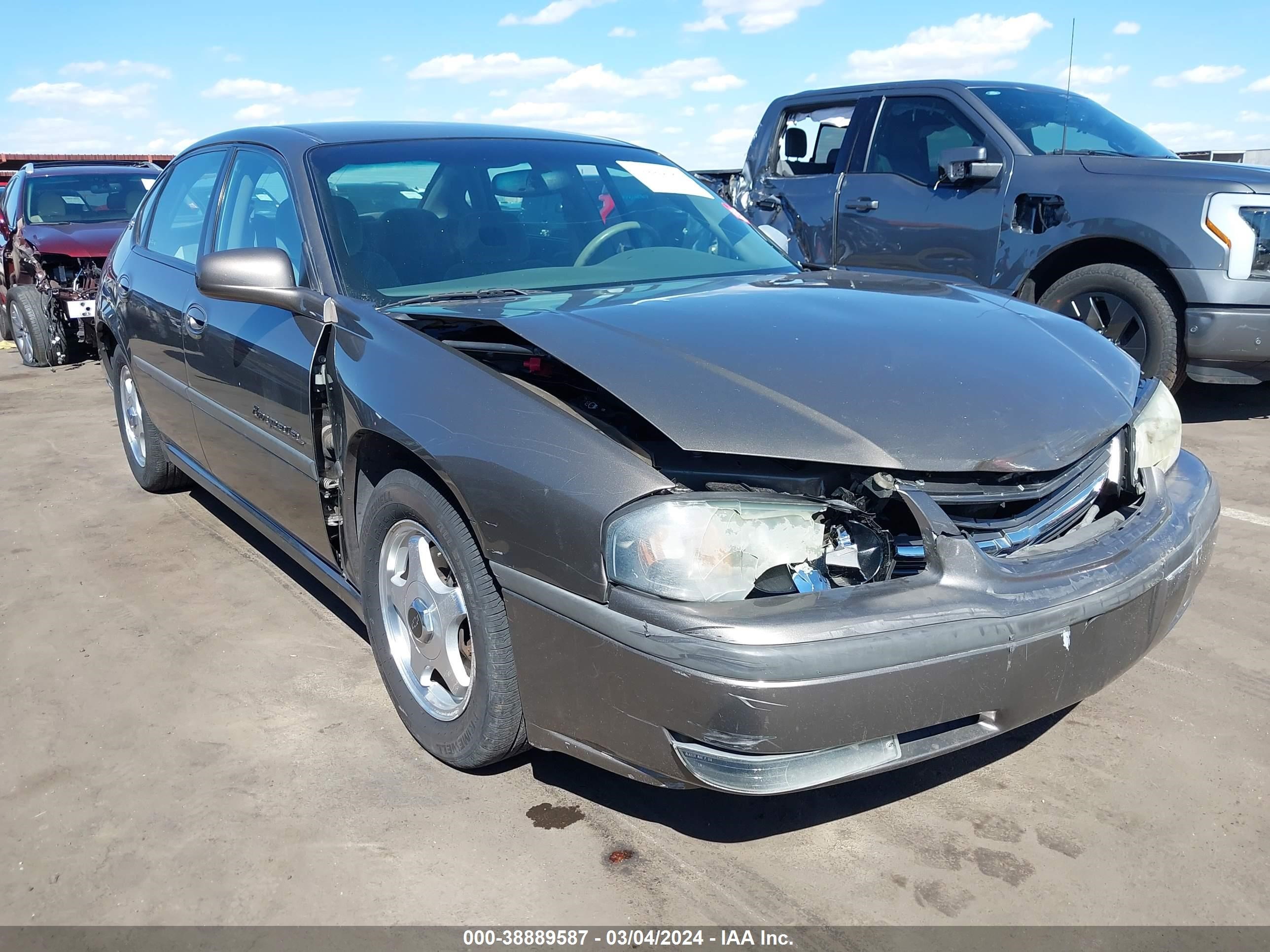 CHEVROLET IMPALA 2002 2g1wh55k829335406