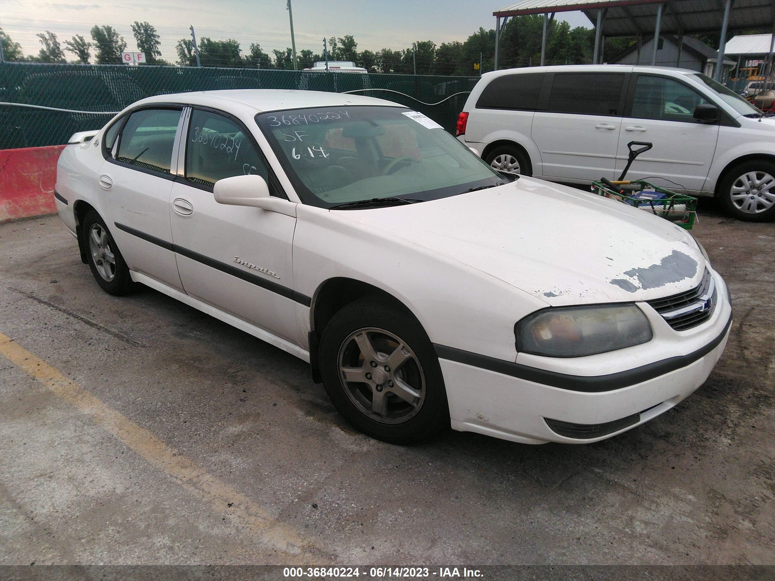 CHEVROLET IMPALA 2003 2g1wh55k839319224