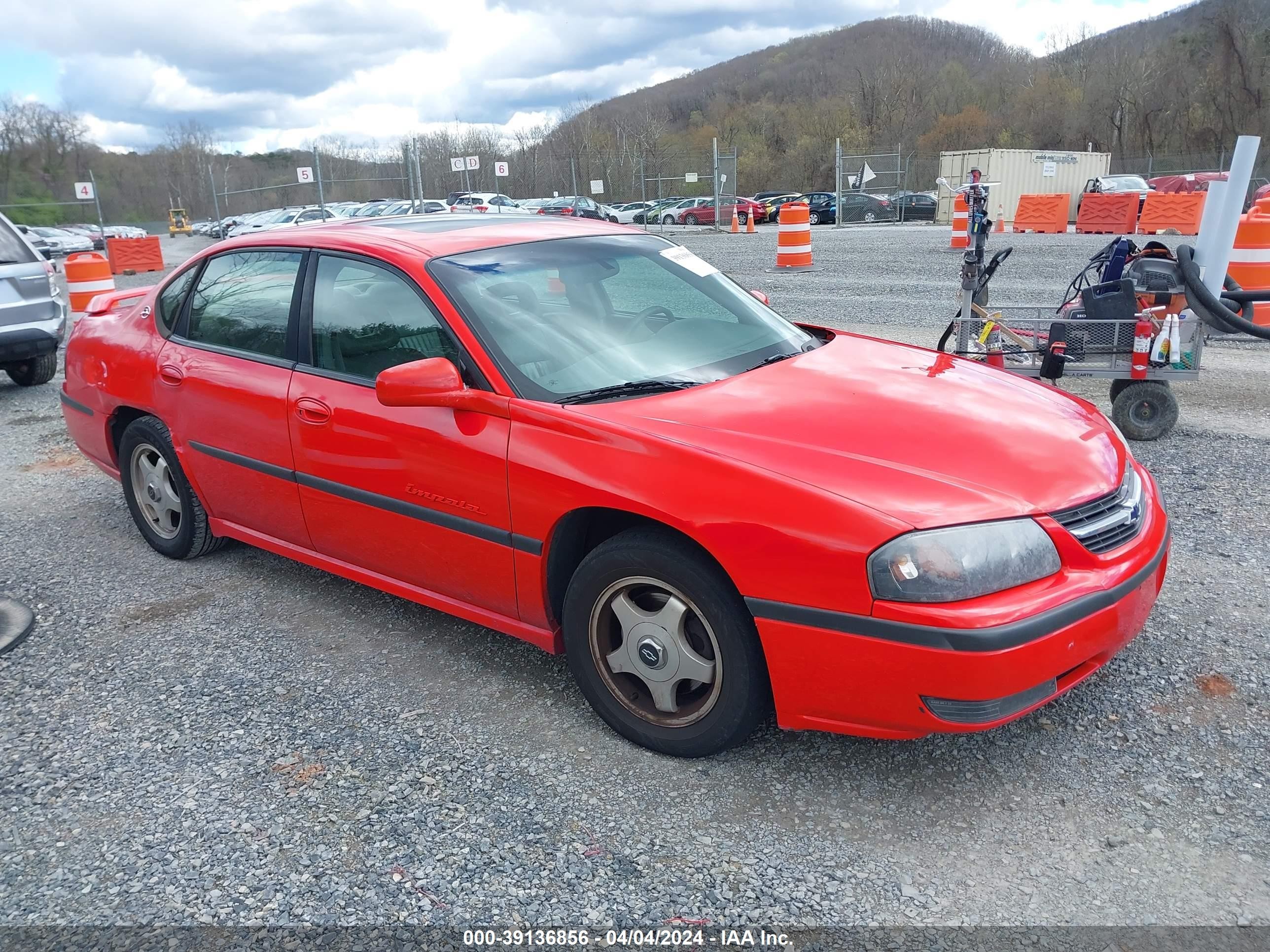 CHEVROLET IMPALA 2000 2g1wh55k8y9309977