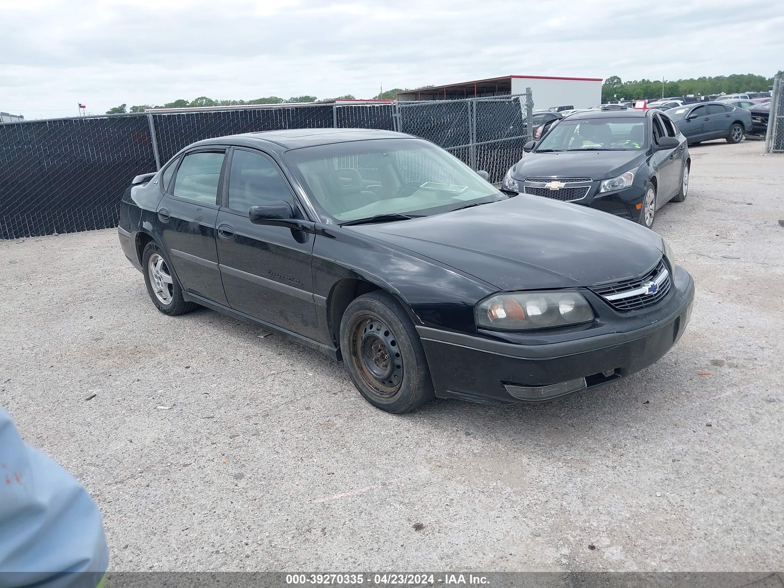 CHEVROLET IMPALA 2002 2g1wh55k929109326