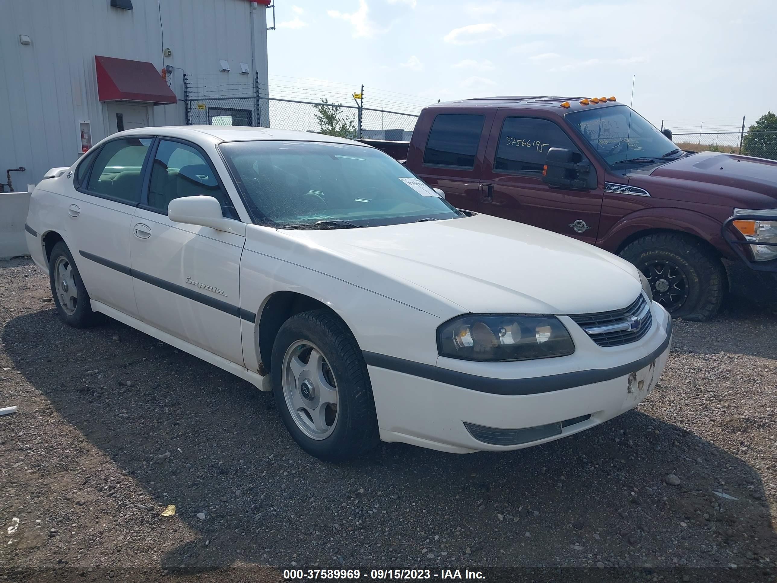 CHEVROLET IMPALA 2002 2g1wh55k929339349