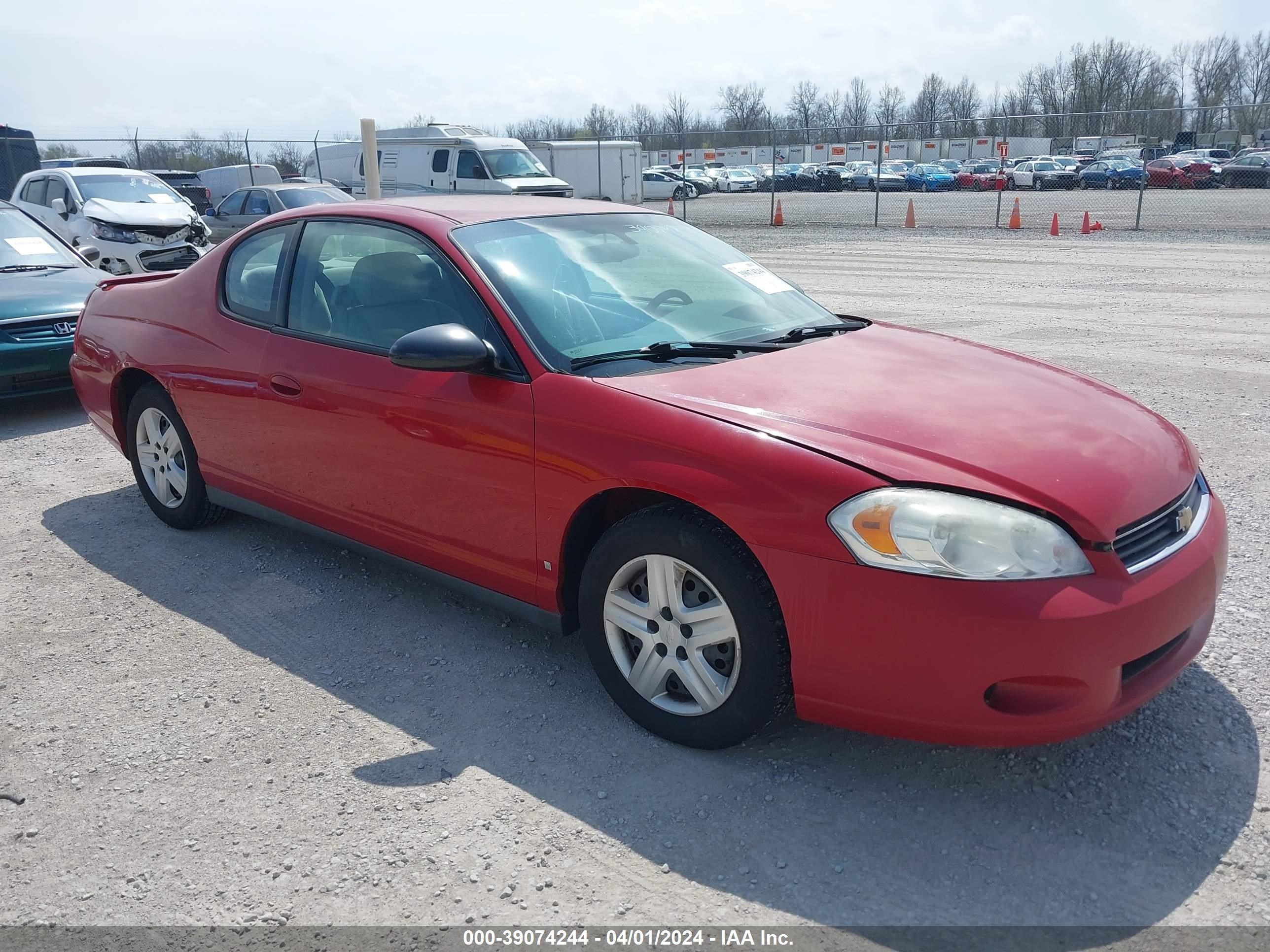 CHEVROLET MONTE CARLO 2007 2g1wj15k079326591