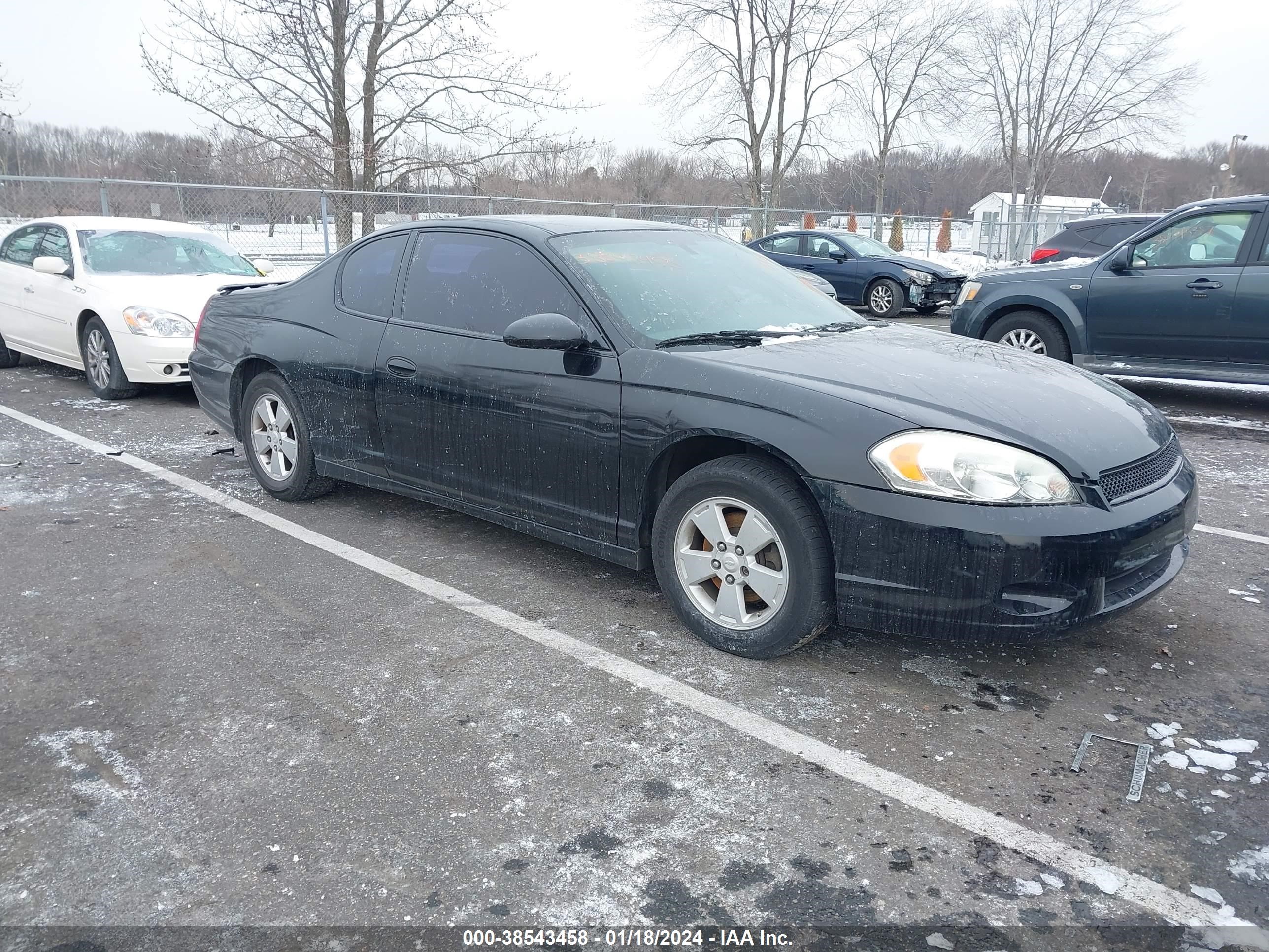 CHEVROLET MONTE CARLO 2007 2g1wj15k779204889