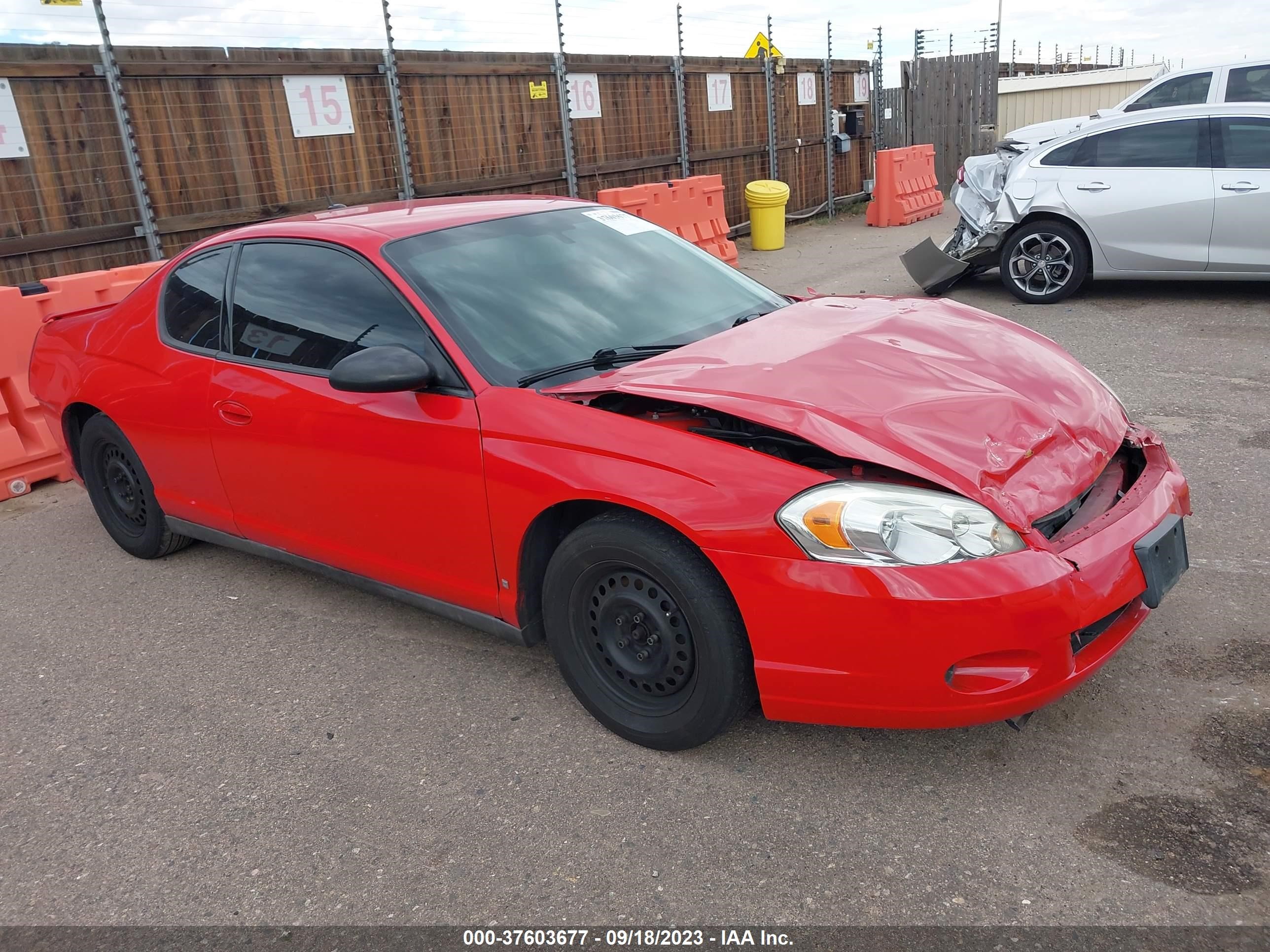 CHEVROLET MONTE CARLO 2006 2g1wj15k969257690