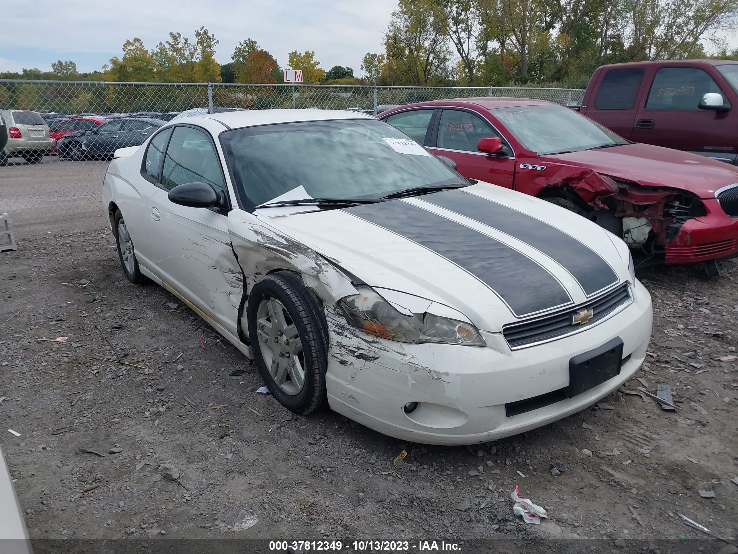 CHEVROLET MONTE CARLO 2007 2g1wk15k179417916