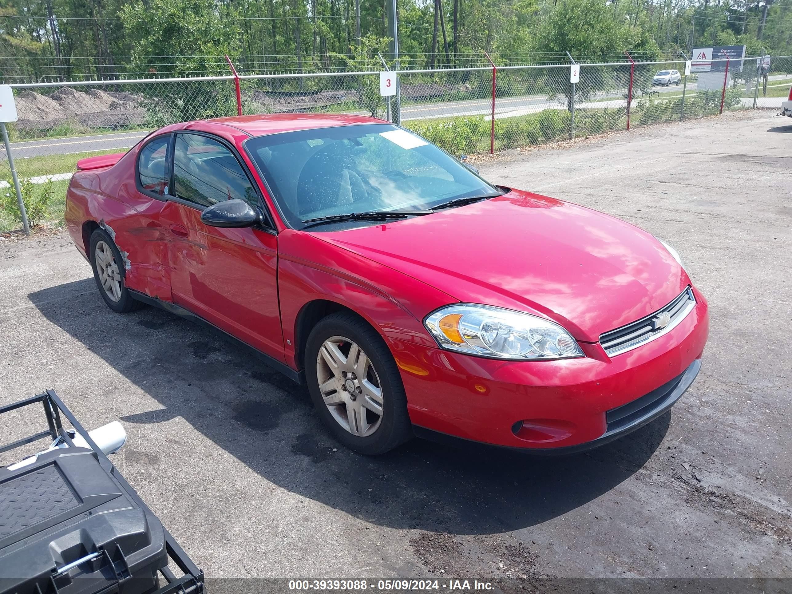 CHEVROLET MONTE CARLO 2007 2g1wk15kx79403478