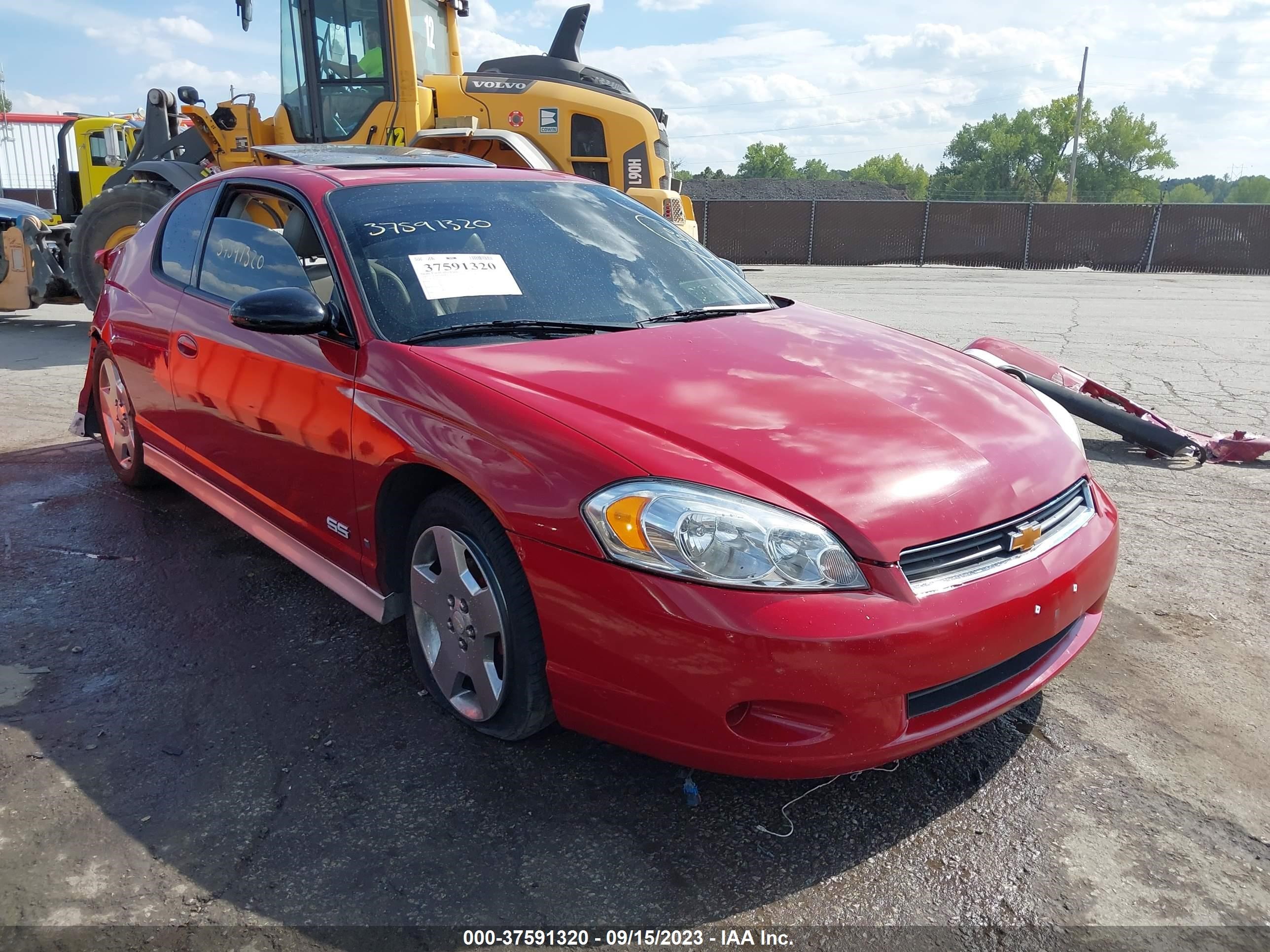 CHEVROLET MONTE CARLO 2007 2g1wl15c979224564