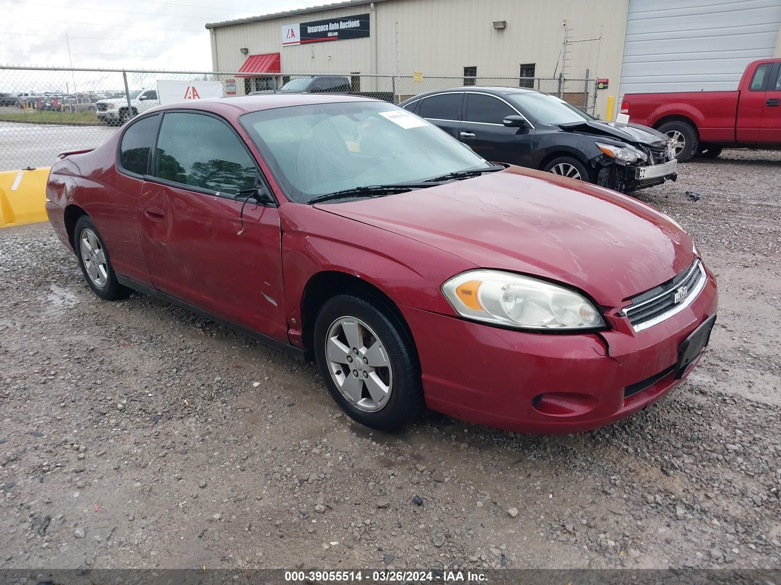 CHEVROLET MONTE CARLO 2006 2g1wm15k369183996