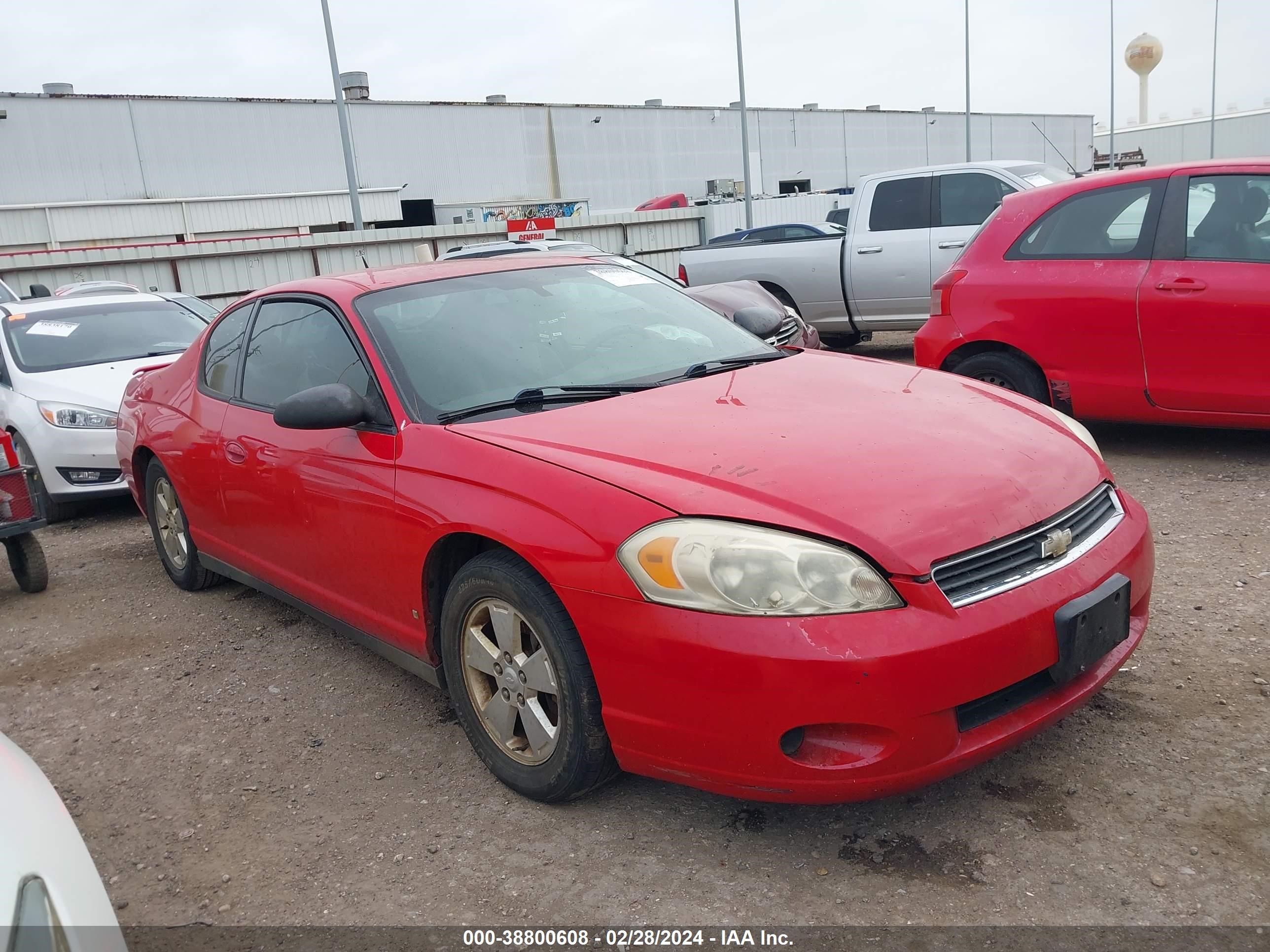 CHEVROLET MONTE CARLO 2006 2g1wm15k869302948