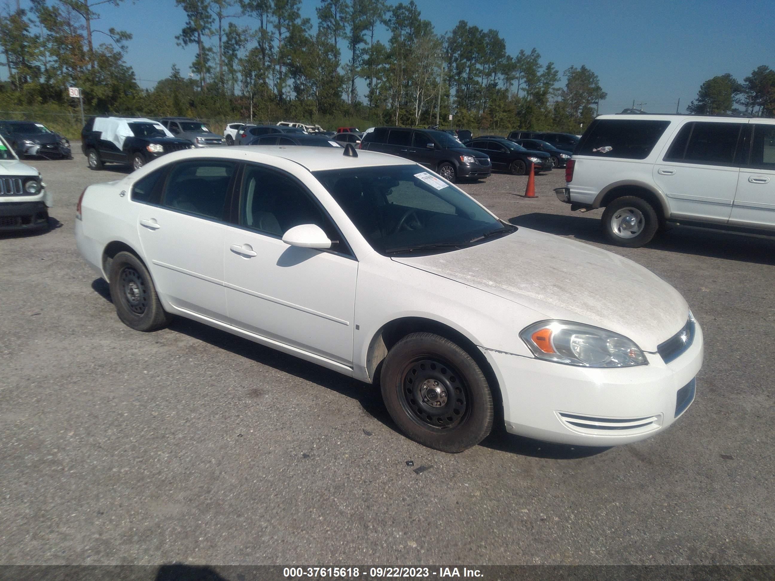 CHEVROLET IMPALA 2008 2g1ws553681377929