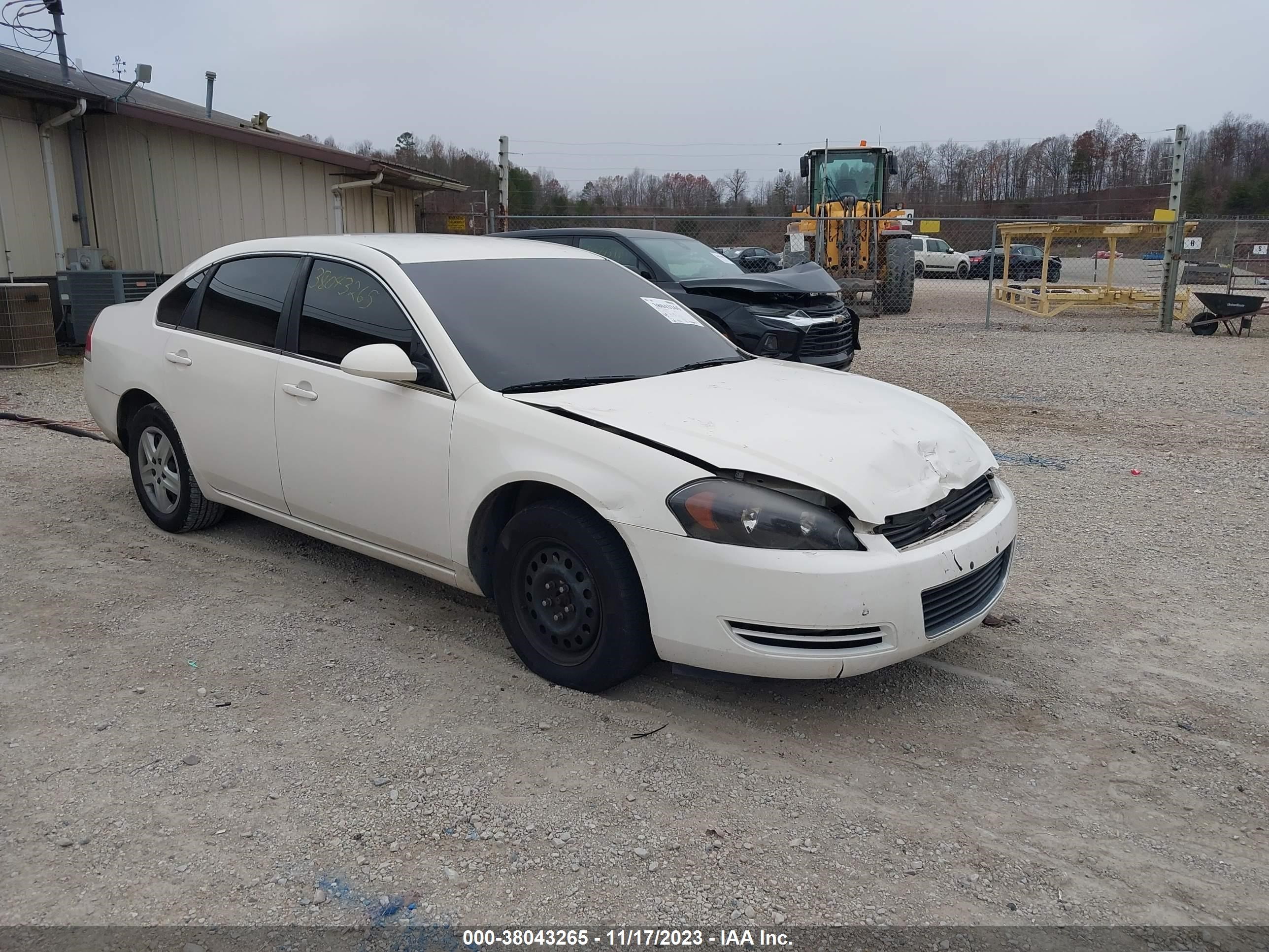 CHEVROLET IMPALA 2008 2g1ws553989231364