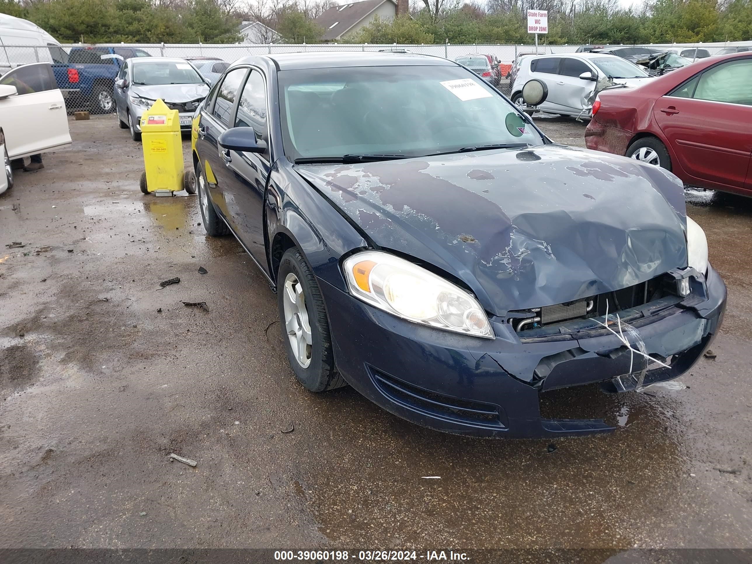 CHEVROLET IMPALA 2008 2g1ws583381375387