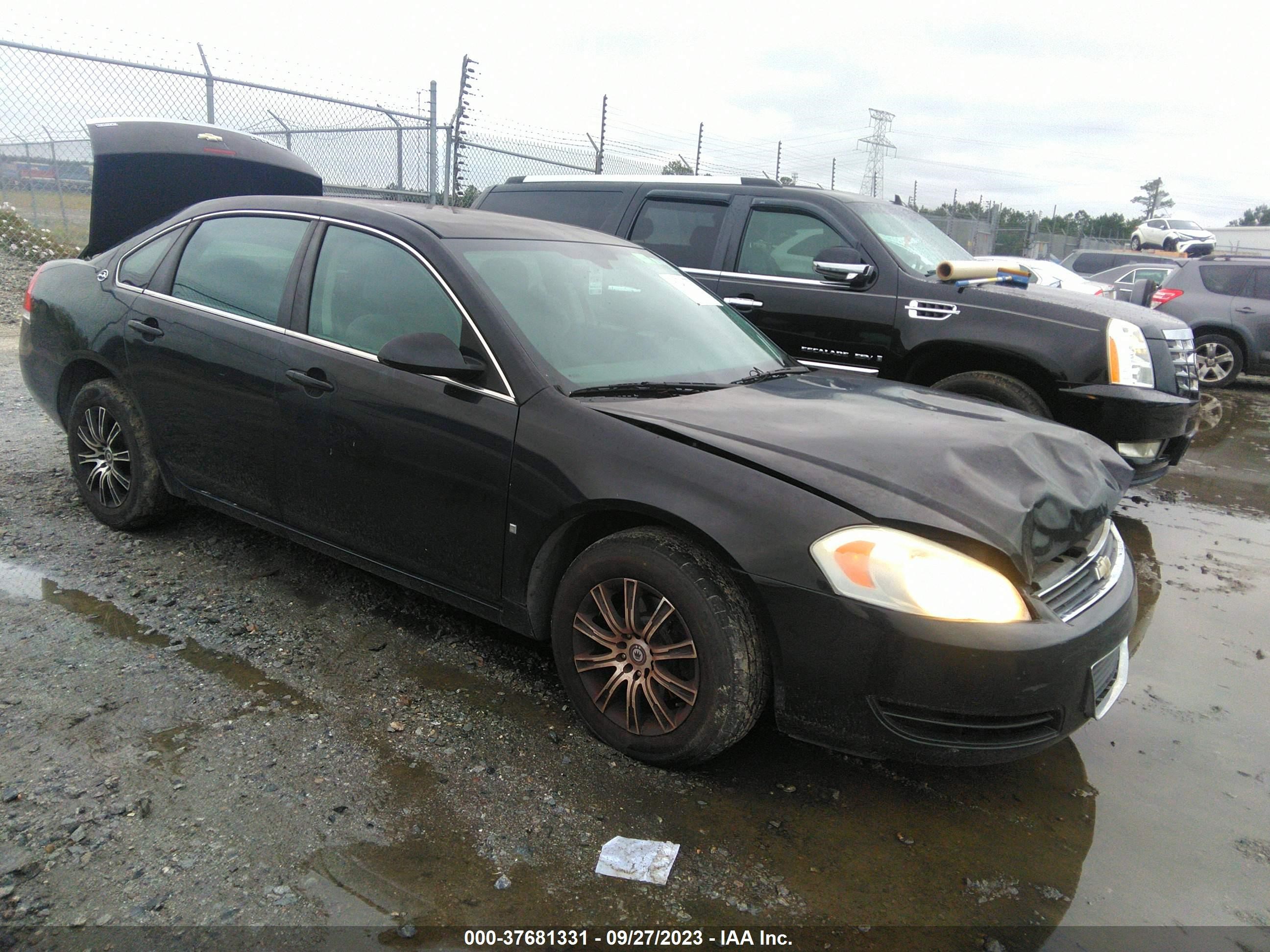 CHEVROLET IMPALA 2008 2g1wt55k189236420