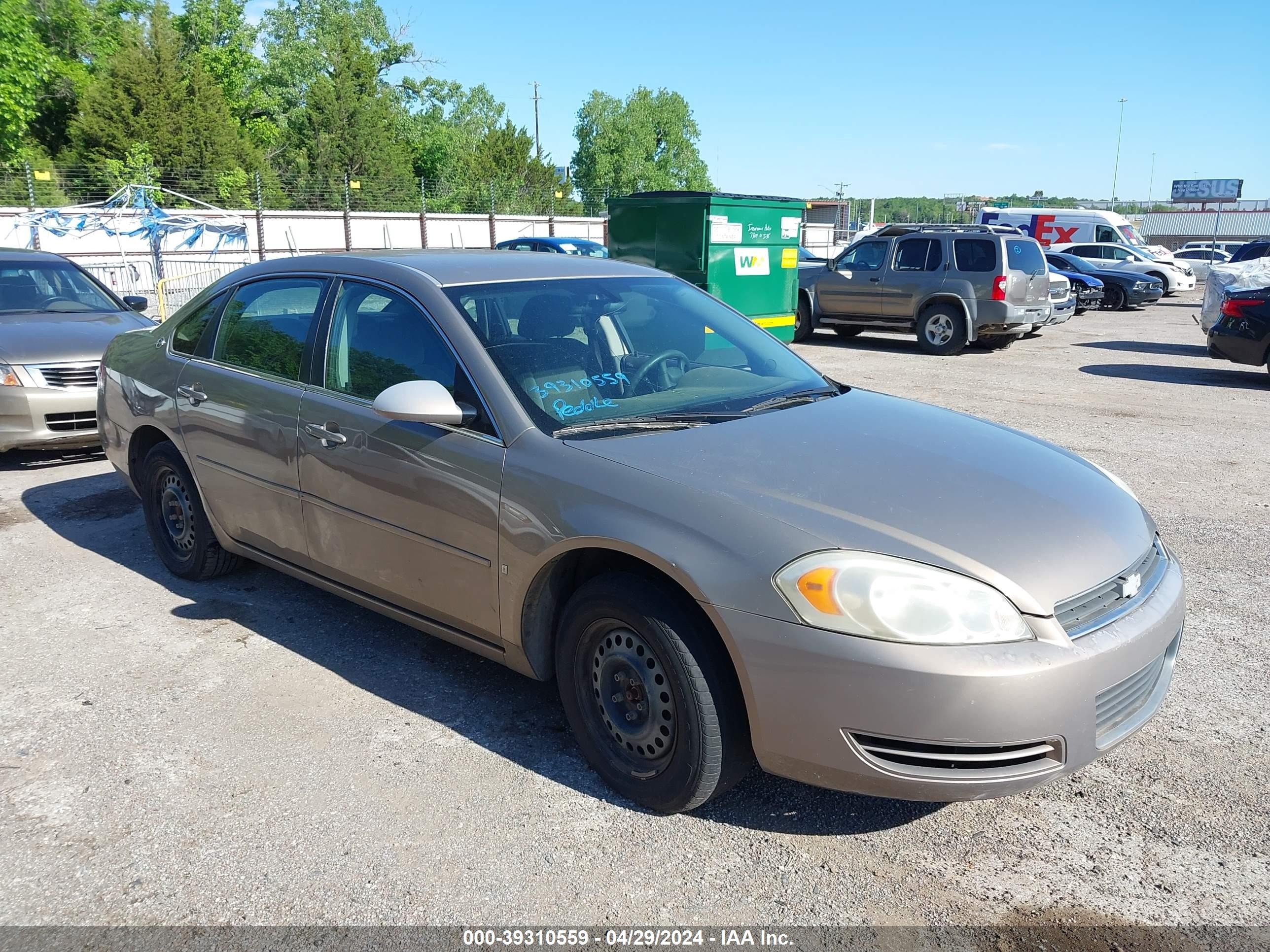 CHEVROLET IMPALA 2006 2g1wt55k269287020