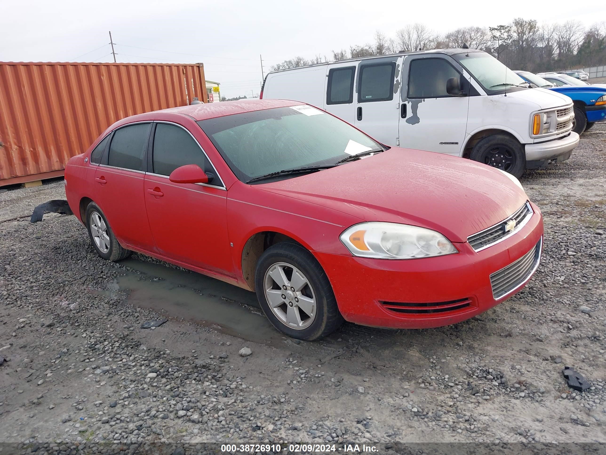 CHEVROLET IMPALA 2008 2g1wt55k881226272