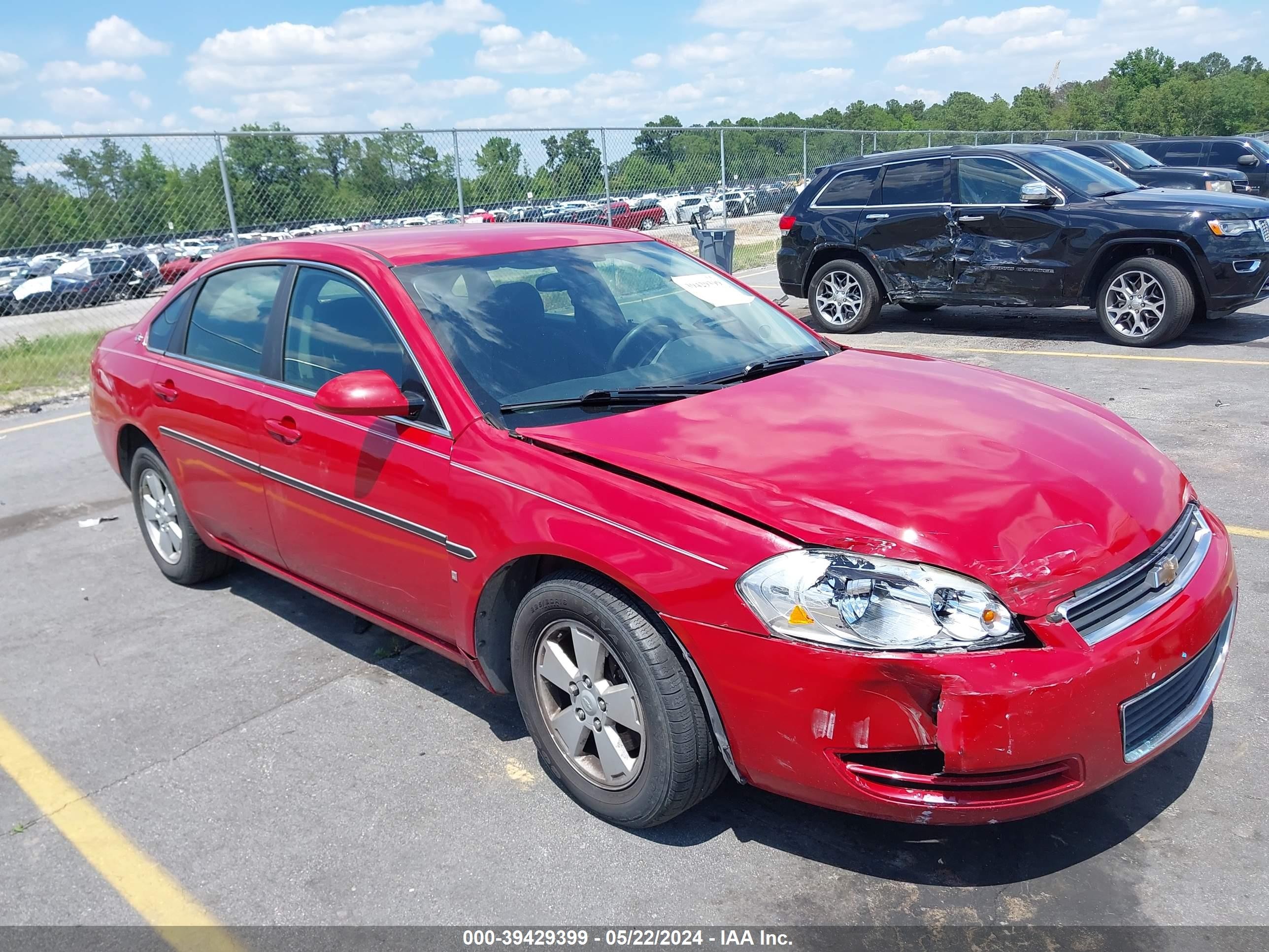 CHEVROLET IMPALA 2008 2g1wt55k981211330