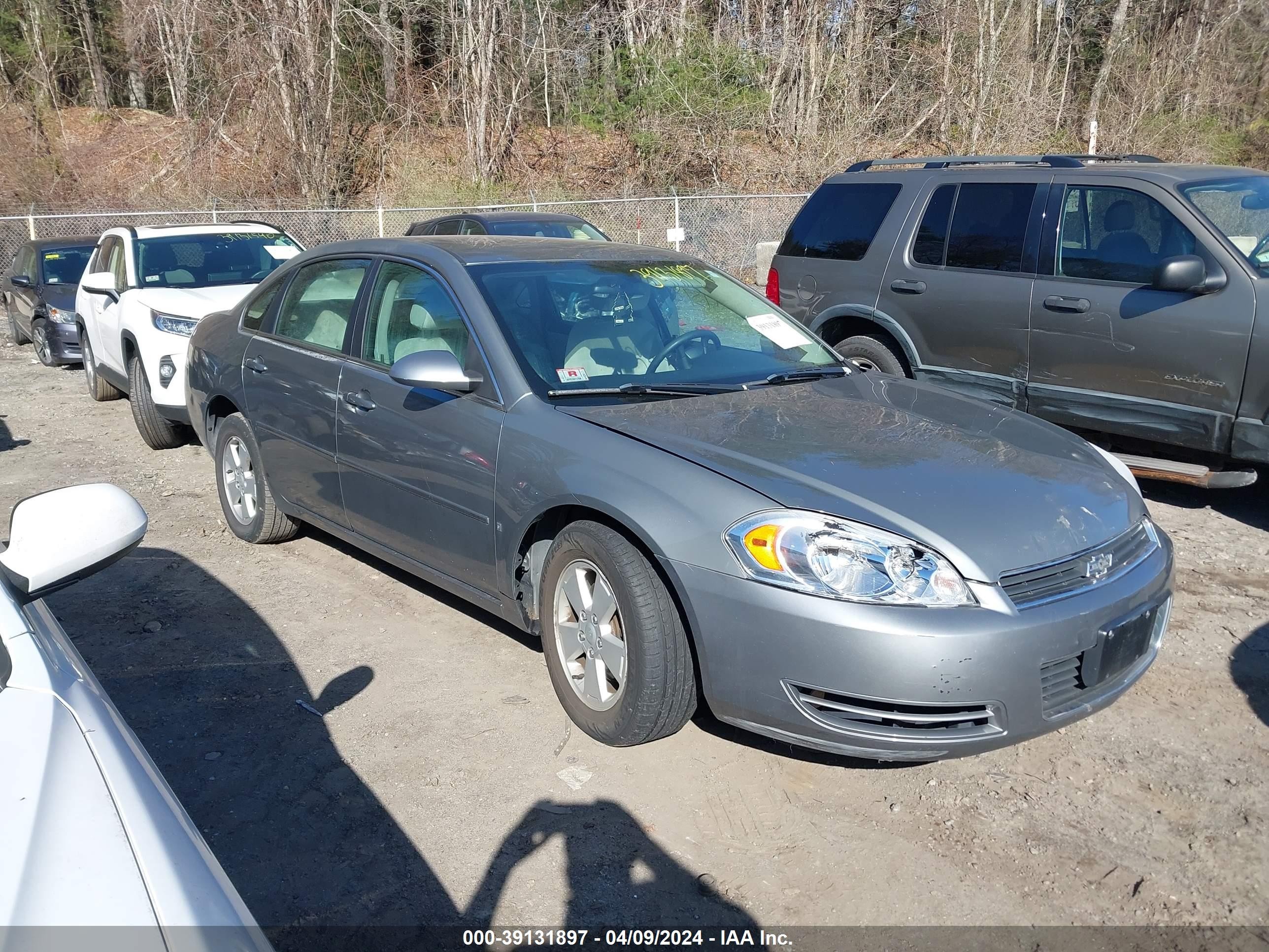 CHEVROLET IMPALA 2008 2g1wt55n189282193