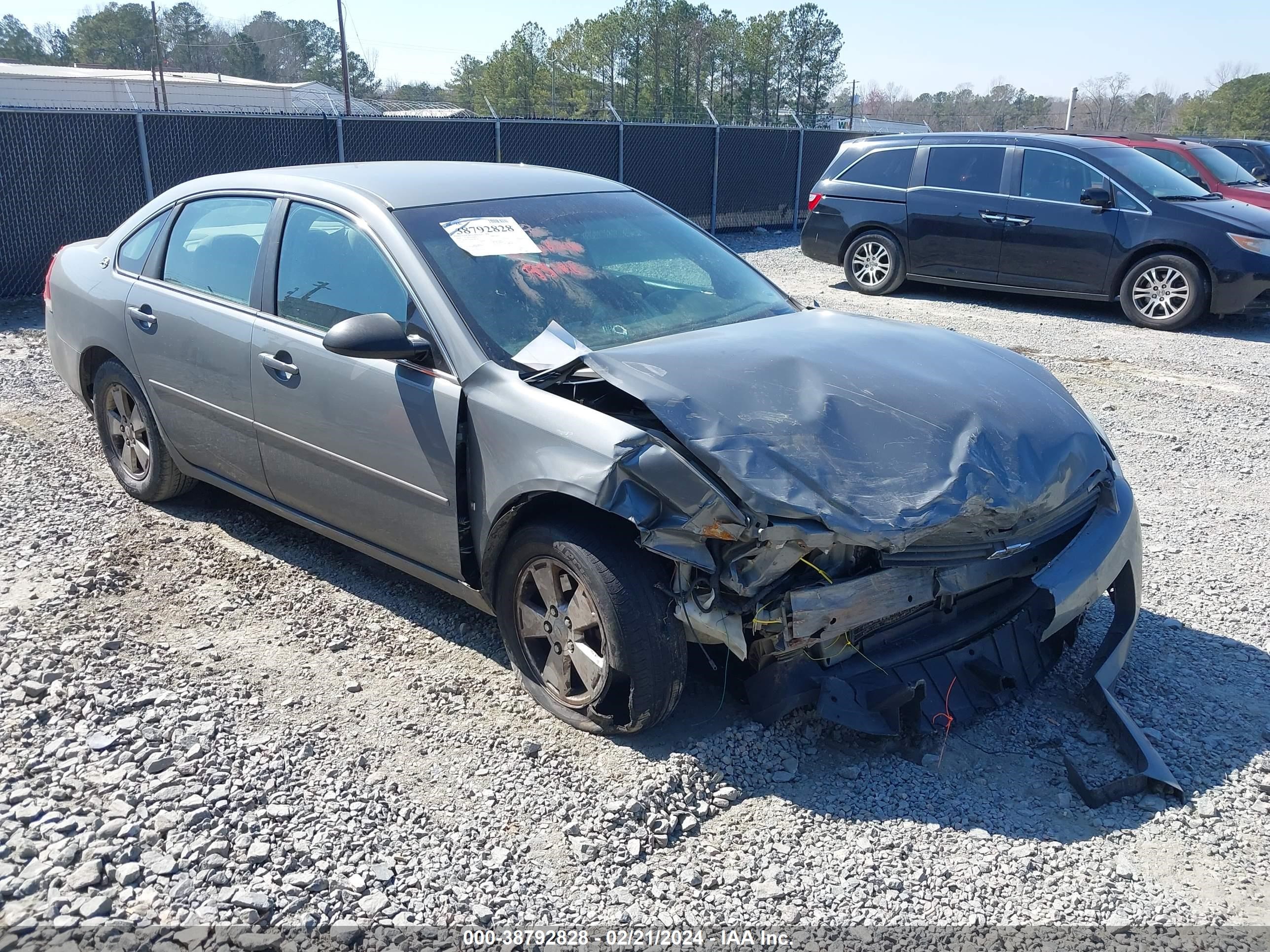 CHEVROLET IMPALA 2008 2g1wt55n689189346