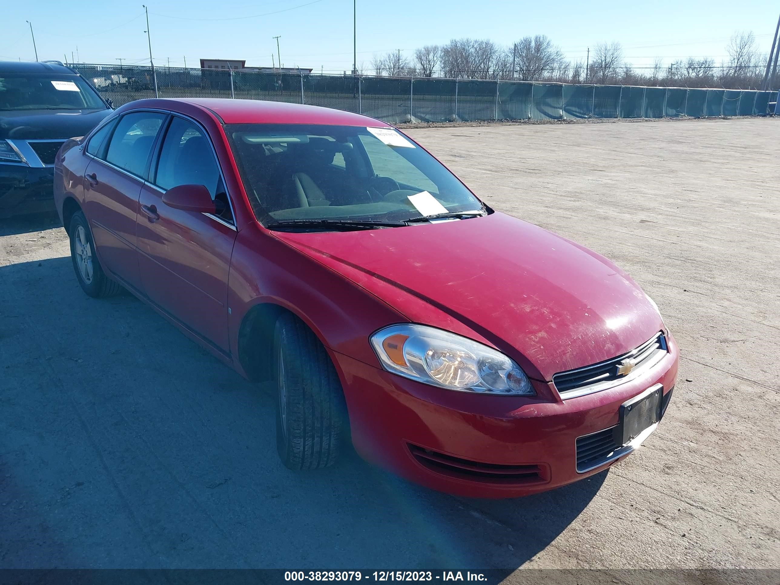 CHEVROLET IMPALA 2008 2g1wt55n789136641