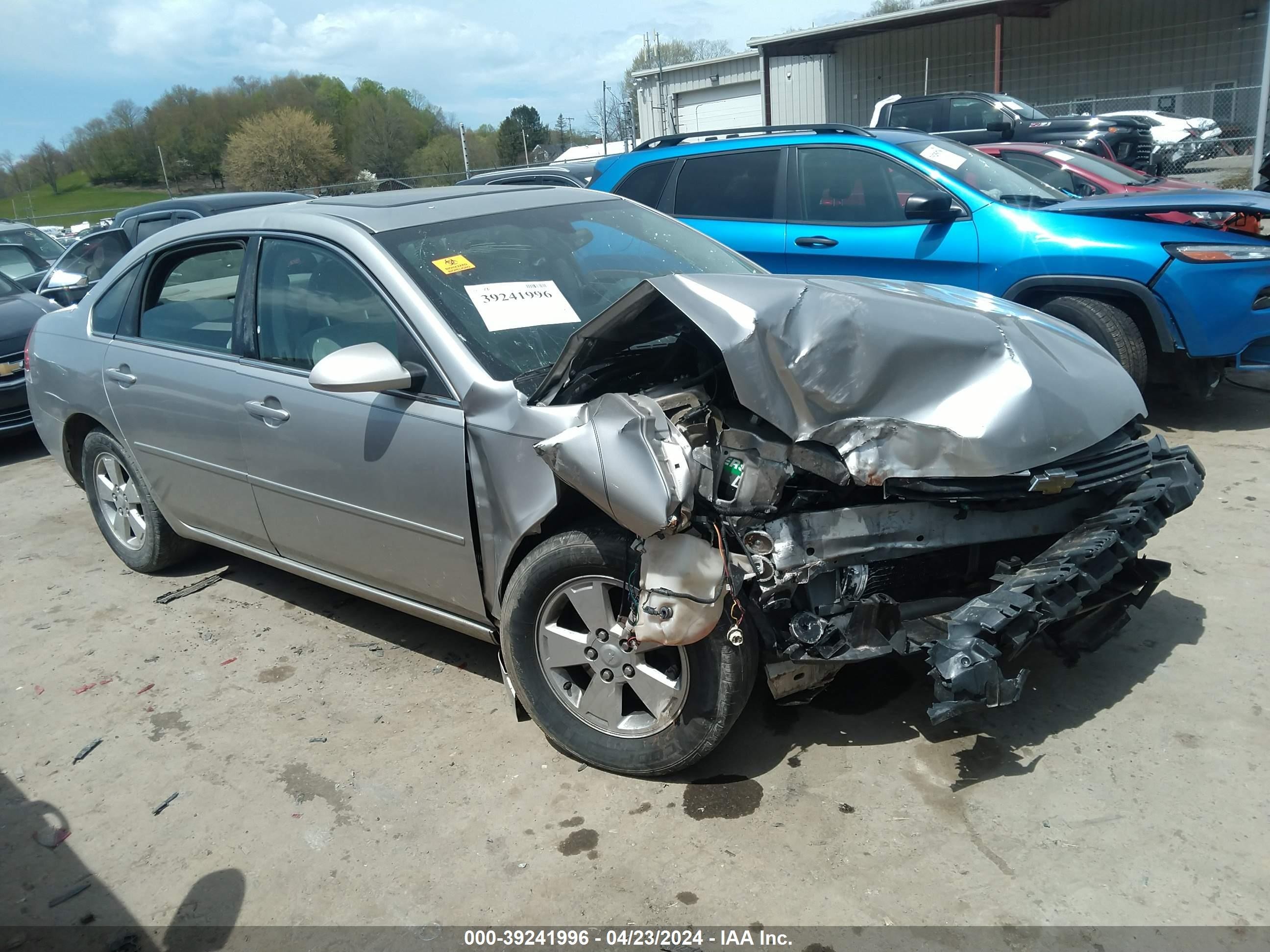 CHEVROLET IMPALA 2008 2g1wt55n989127021