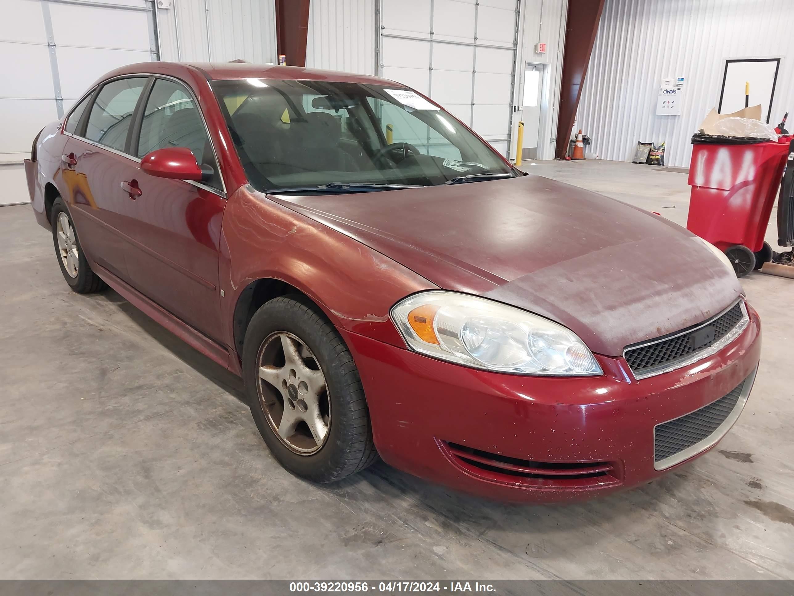 CHEVROLET IMPALA 2009 2g1wt57k091151985