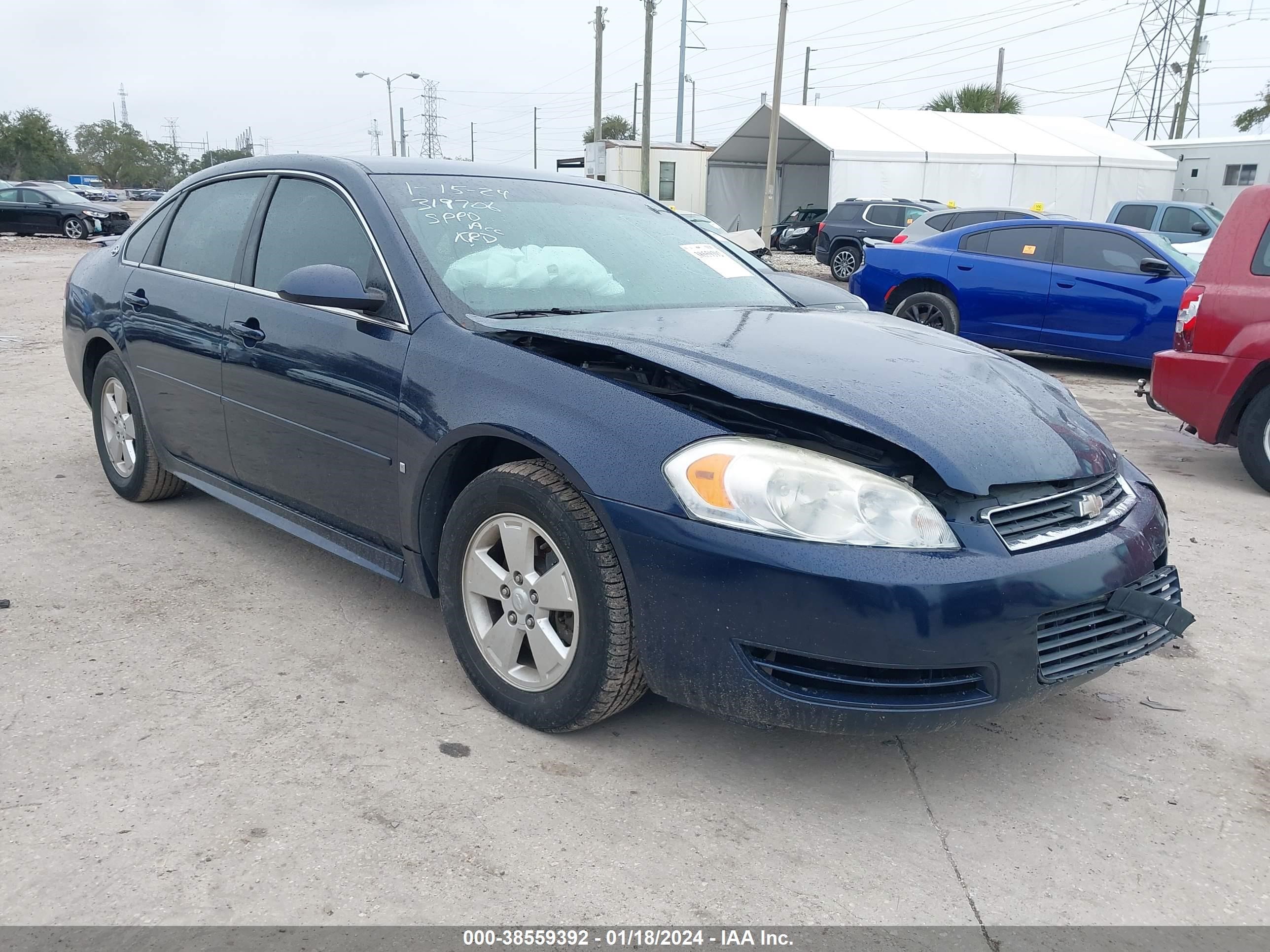 CHEVROLET IMPALA 2009 2g1wt57k191111026