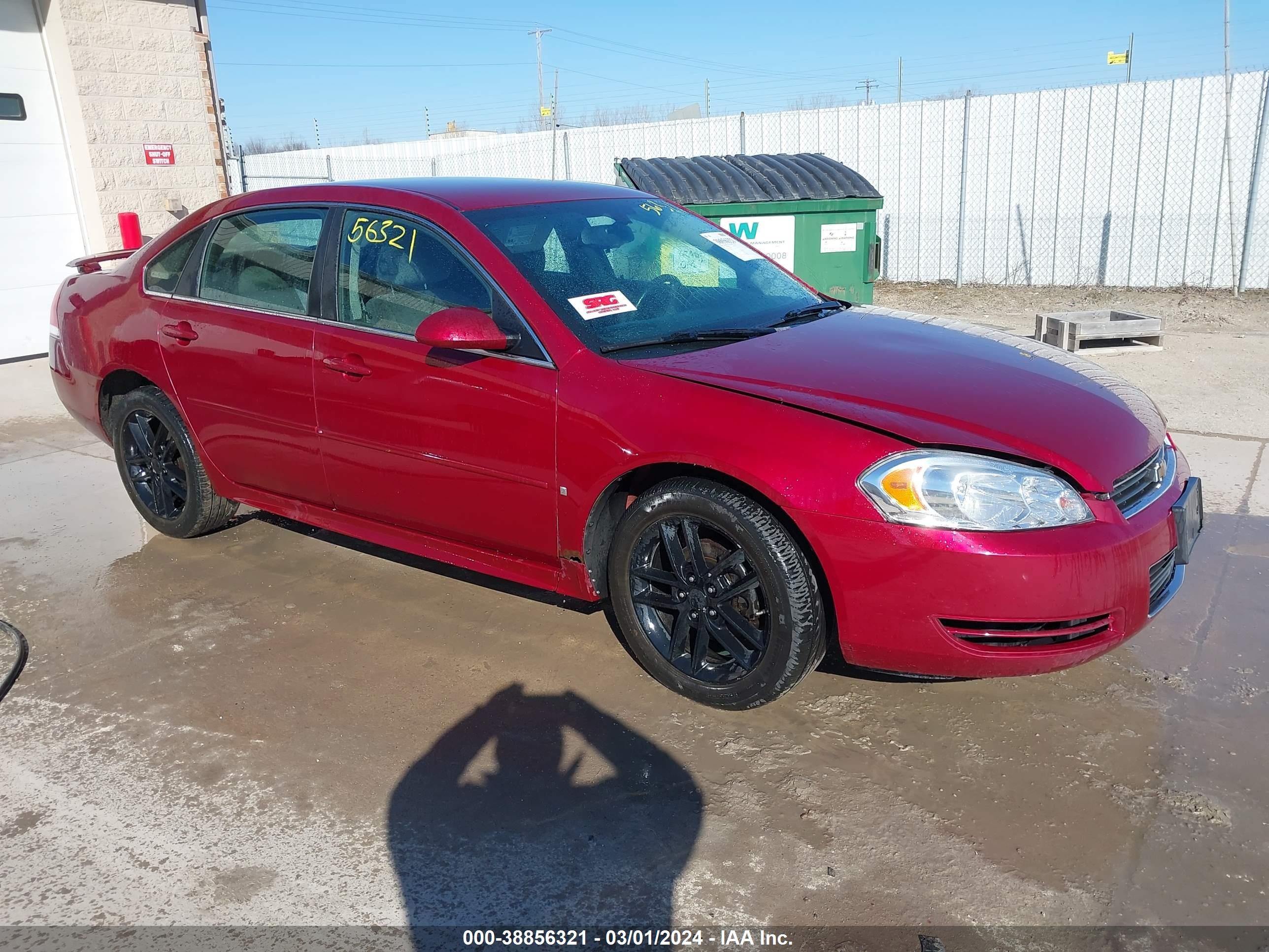 CHEVROLET IMPALA 2009 2g1wt57k291220093