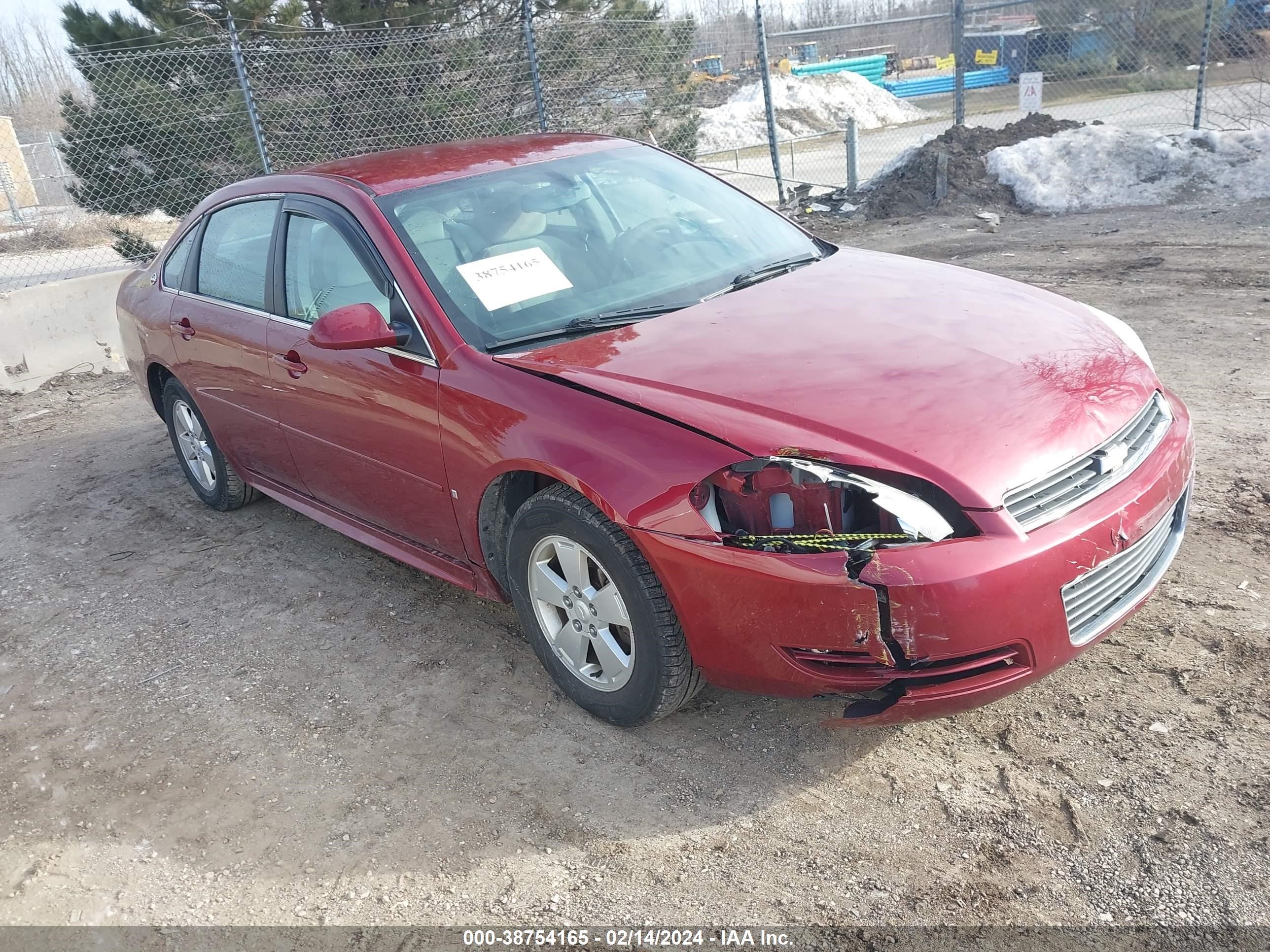 CHEVROLET IMPALA 2009 2g1wt57k291224970