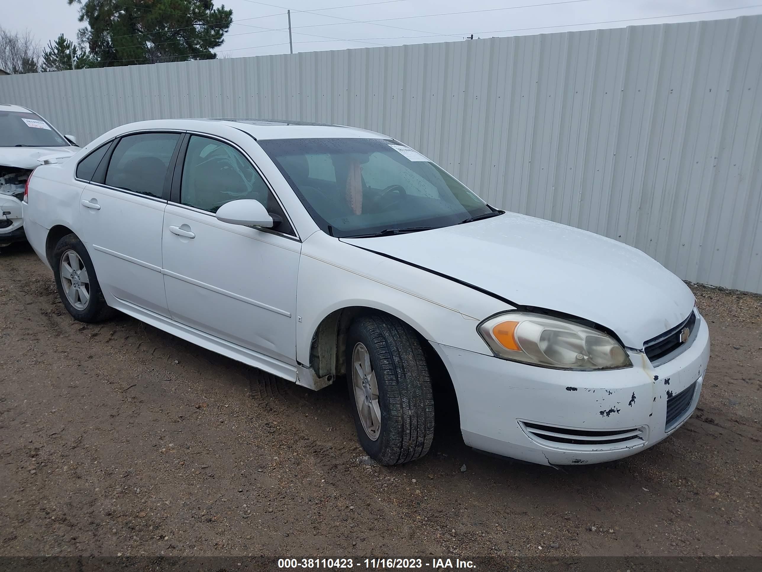 CHEVROLET IMPALA 2009 2g1wt57n791267792