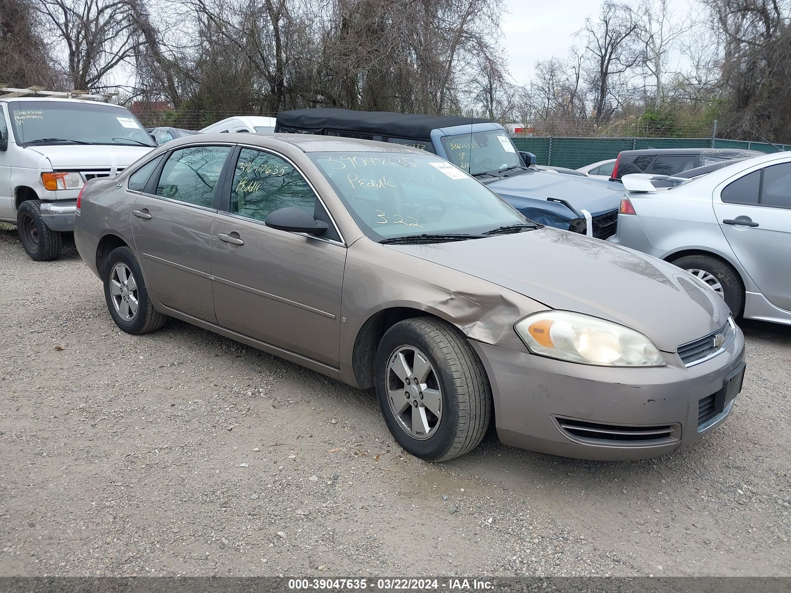 CHEVROLET IMPALA 2006 2g1wt58k069117315