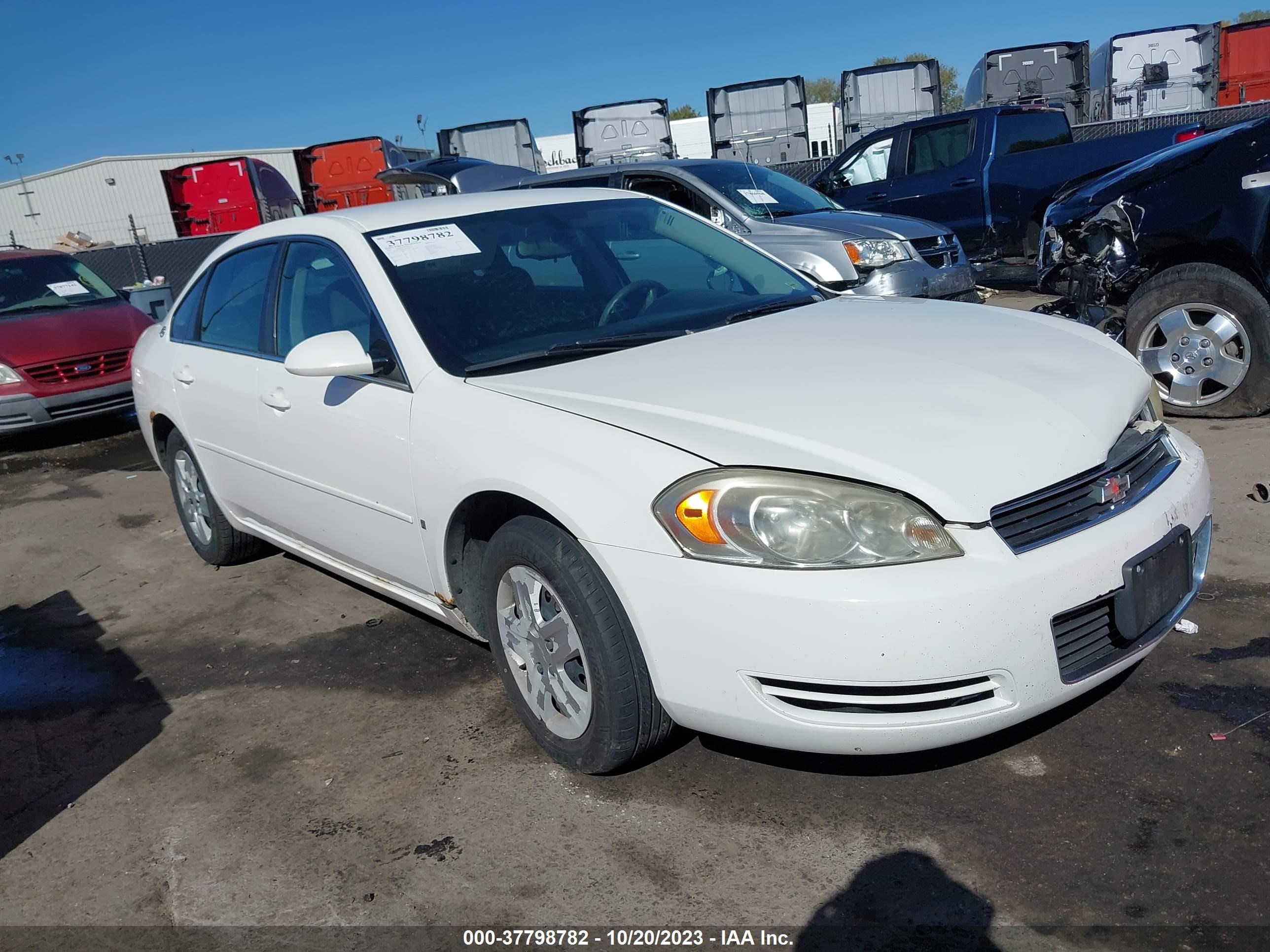 CHEVROLET IMPALA 2006 2g1wt58k069269384