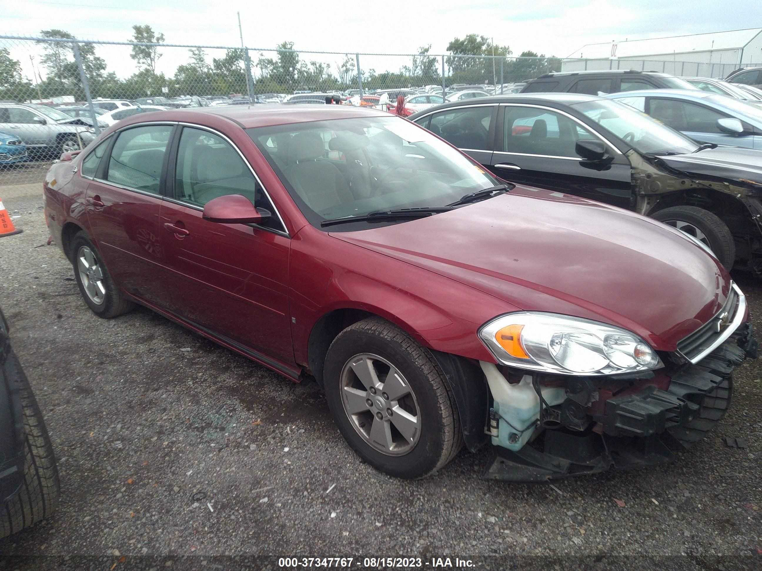 CHEVROLET IMPALA 2008 2g1wt58k089151578