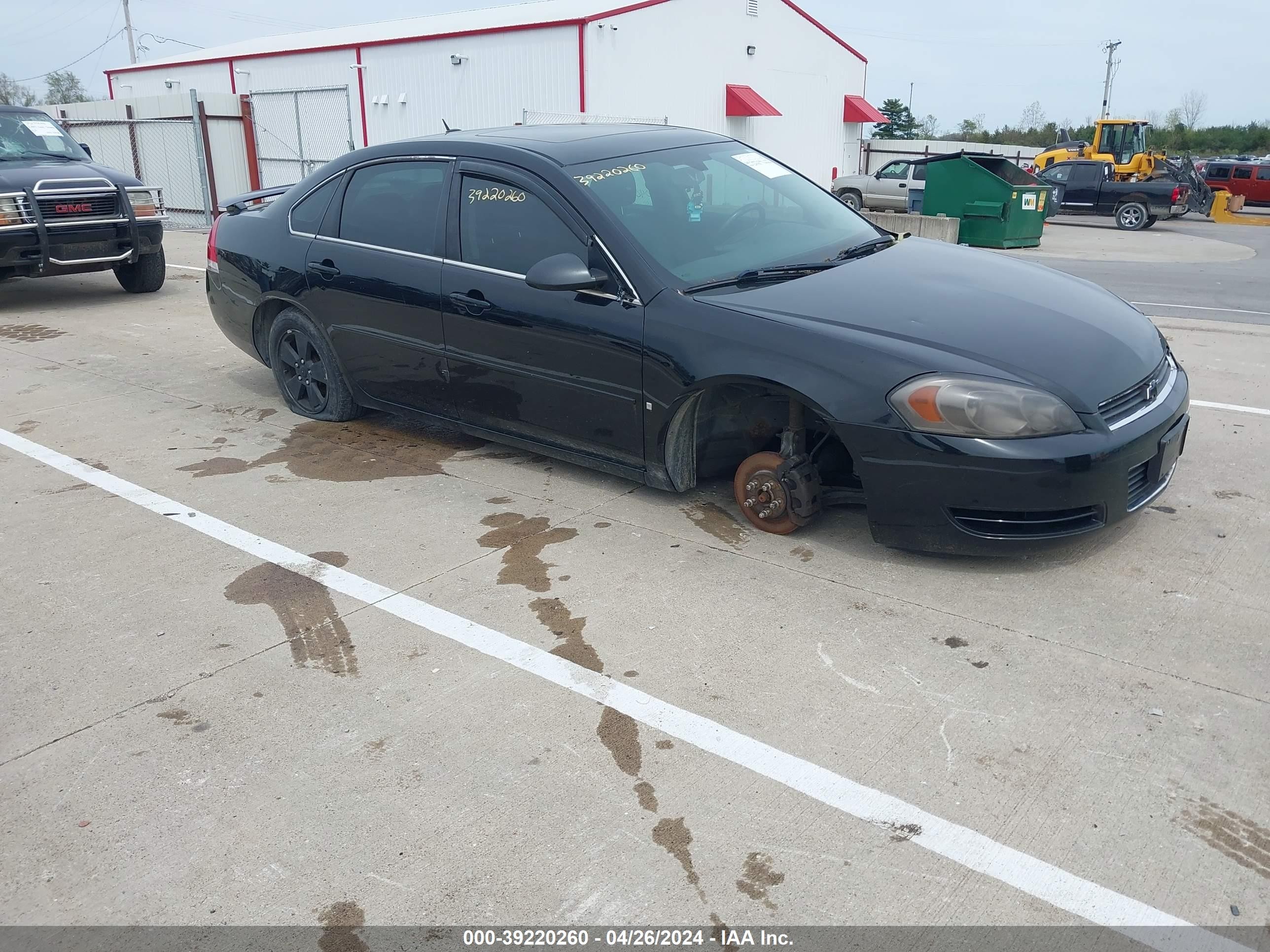 CHEVROLET IMPALA 2008 2g1wt58k089204098