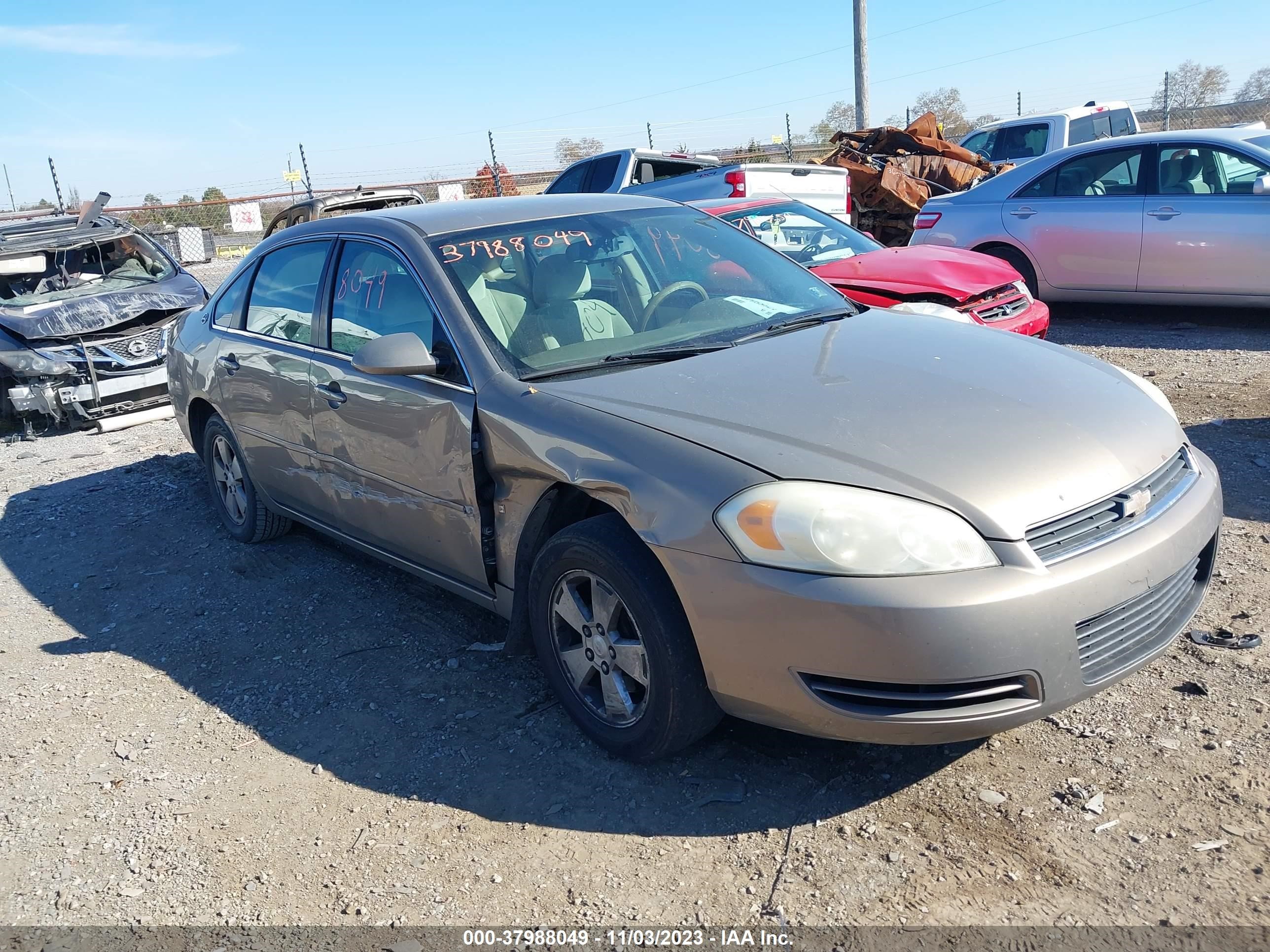 CHEVROLET IMPALA 2006 2g1wt58k169160450