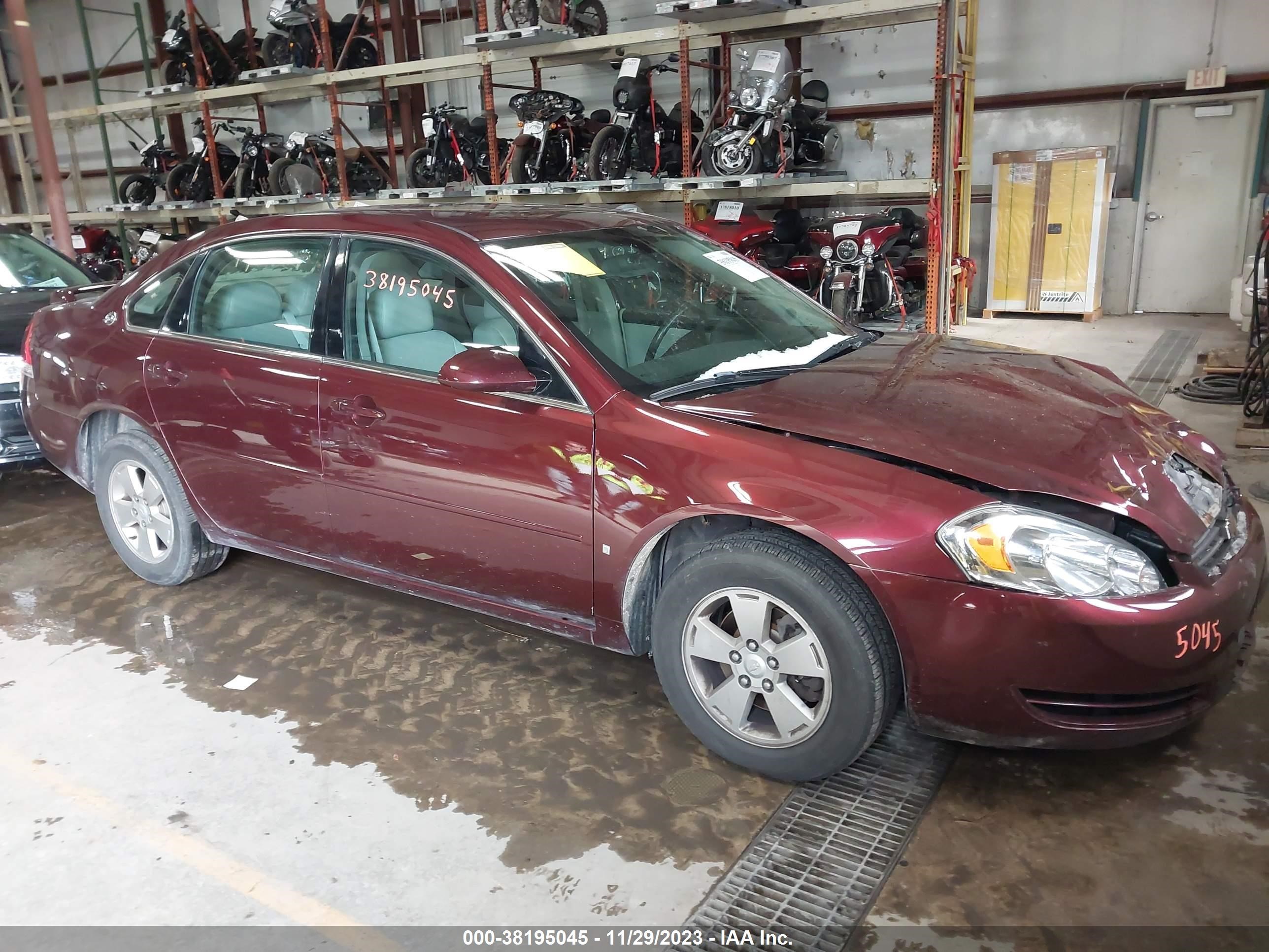 CHEVROLET IMPALA 2007 2g1wt58k179364747