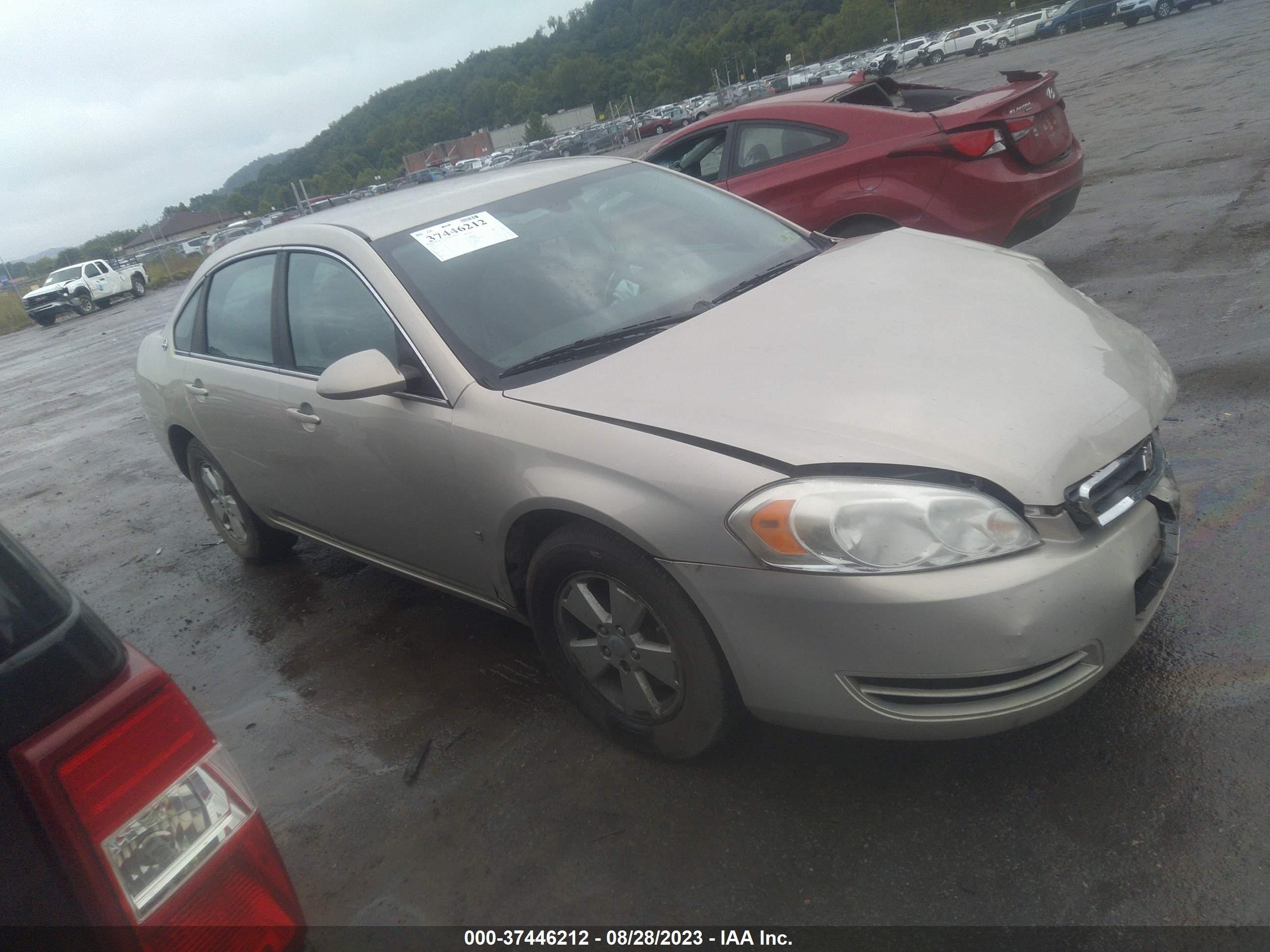 CHEVROLET IMPALA 2008 2g1wt58k181262090