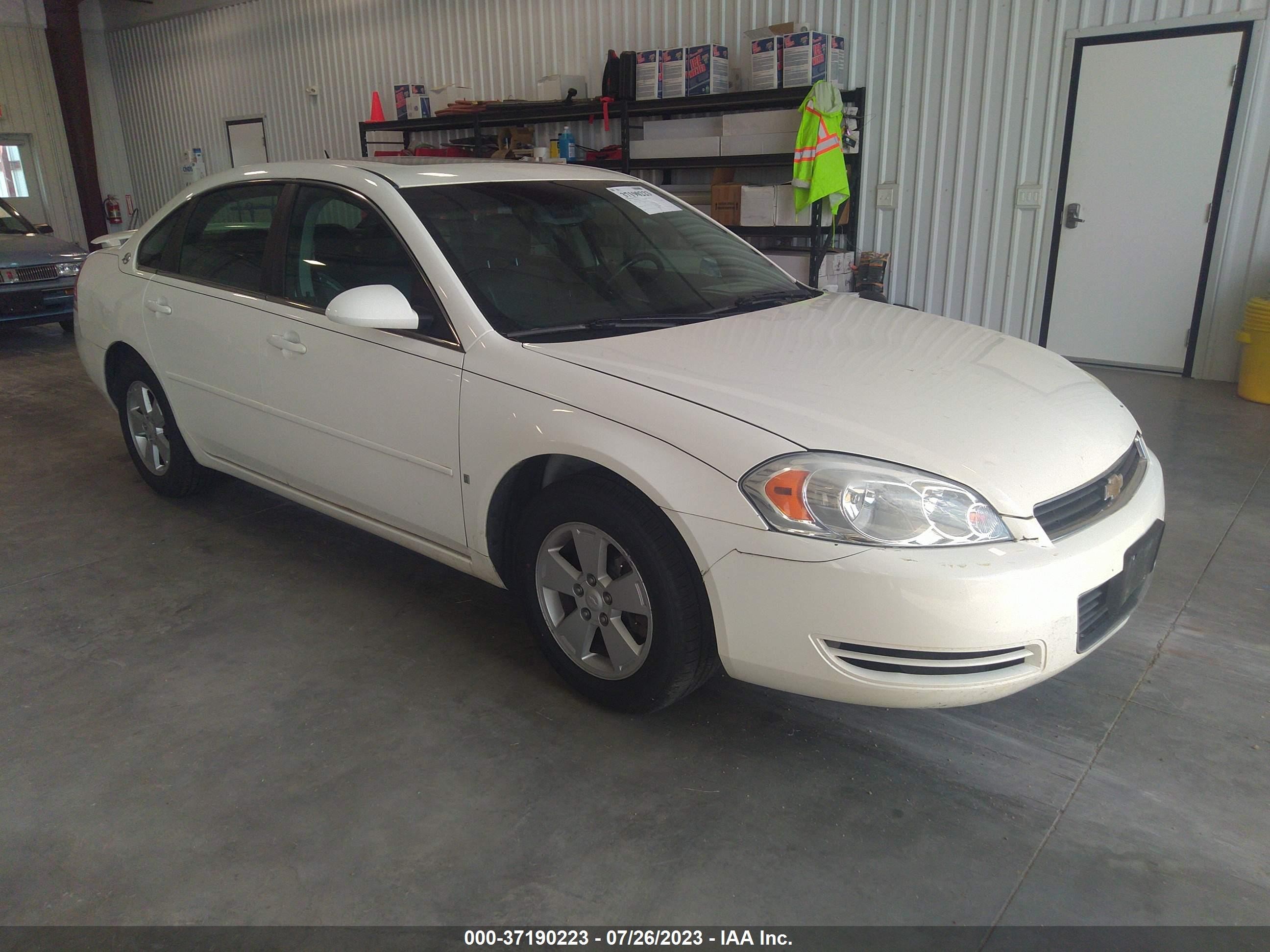 CHEVROLET IMPALA 2008 2g1wt58k181378096