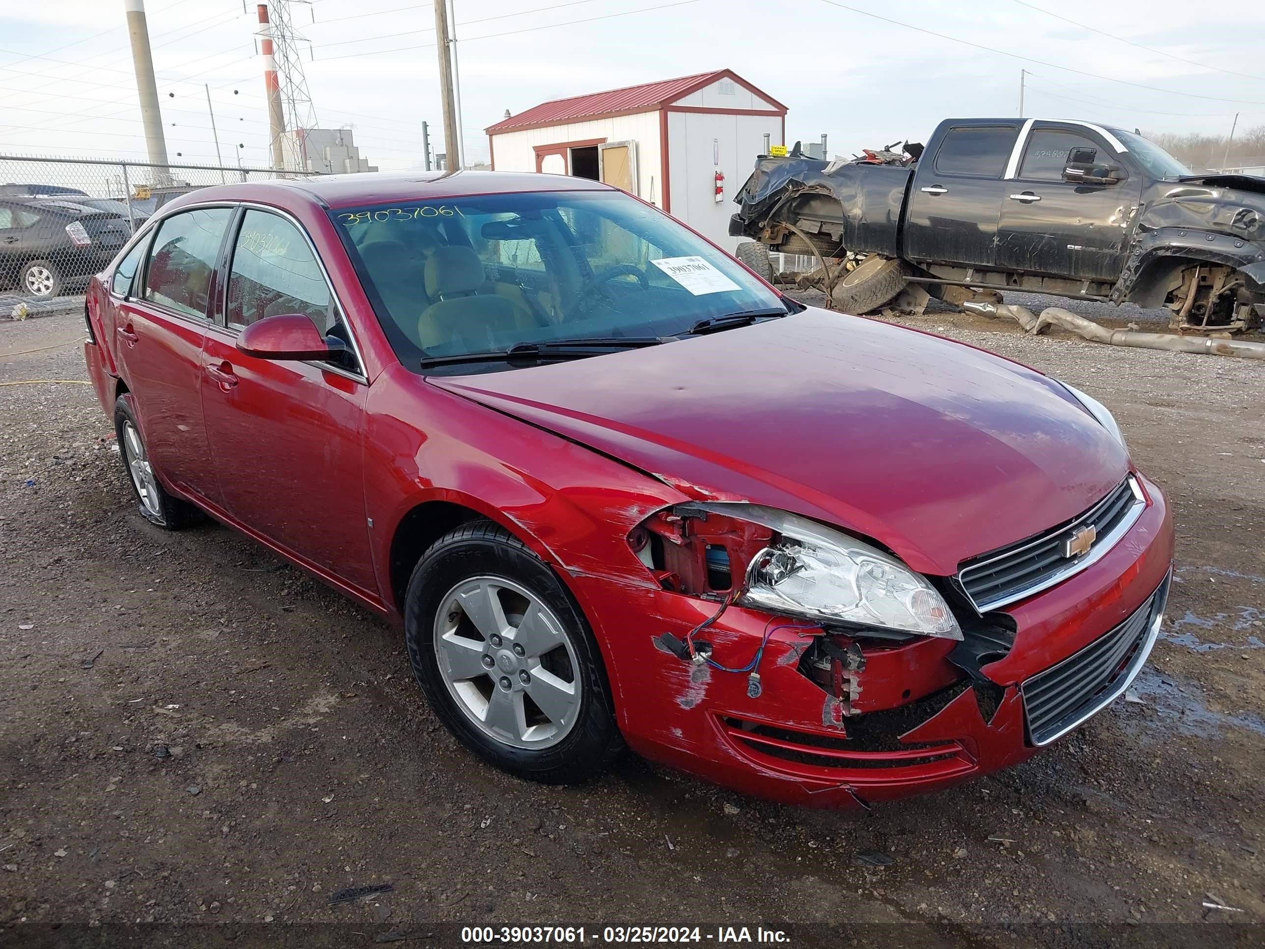 CHEVROLET IMPALA 2008 2g1wt58k189253410