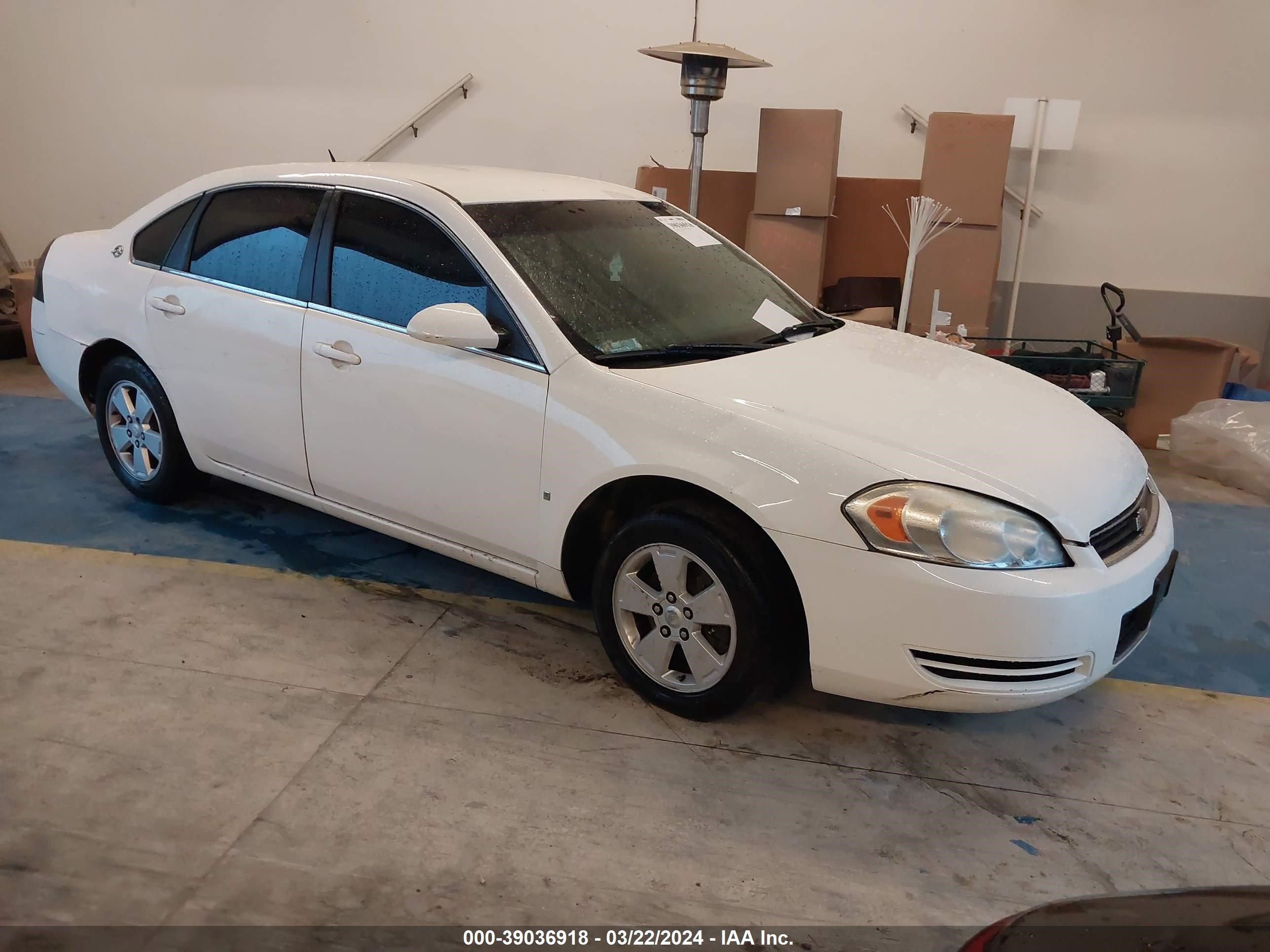 CHEVROLET IMPALA 2008 2g1wt58k189280655