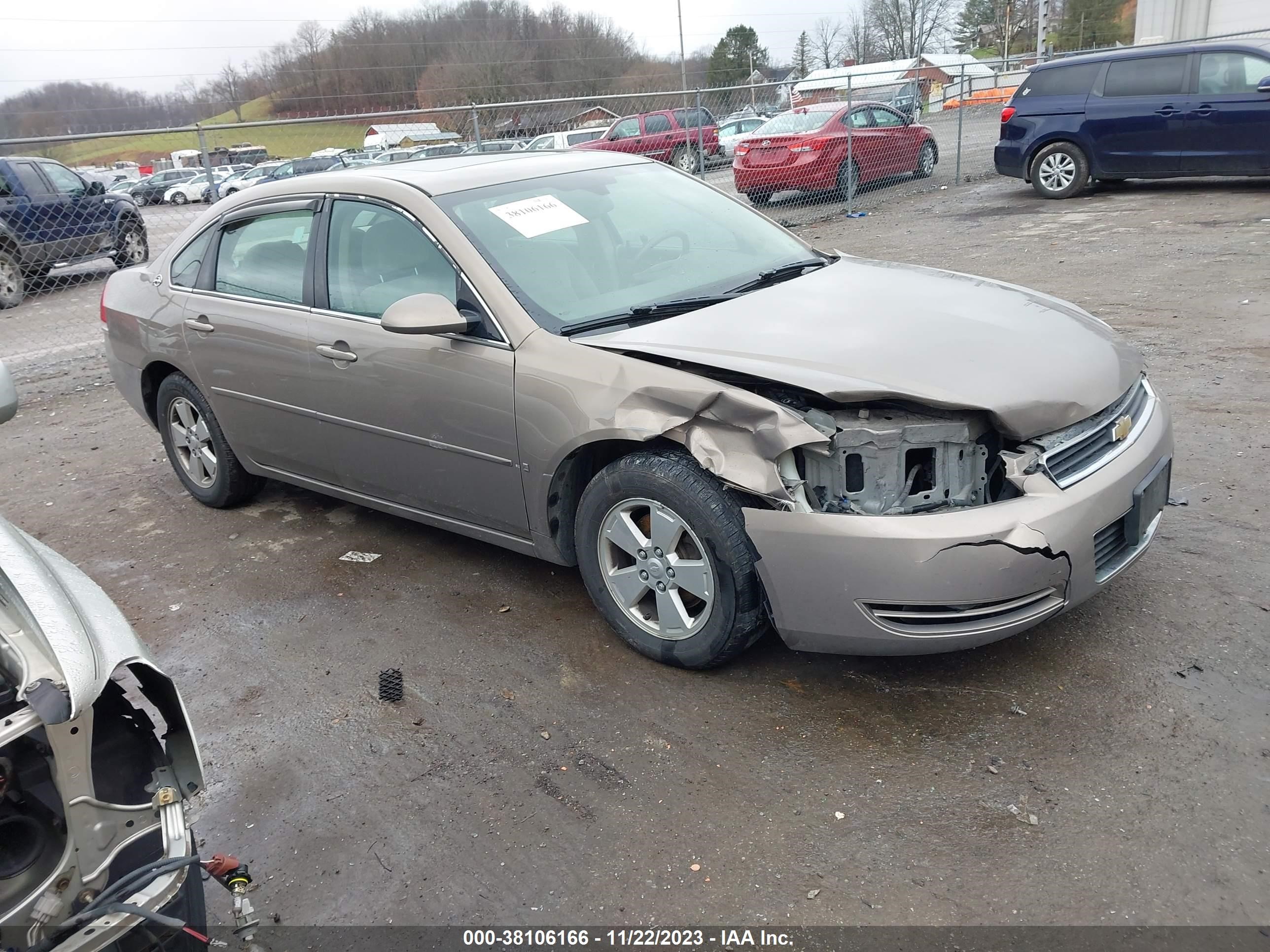 CHEVROLET IMPALA 2007 2g1wt58k279298774