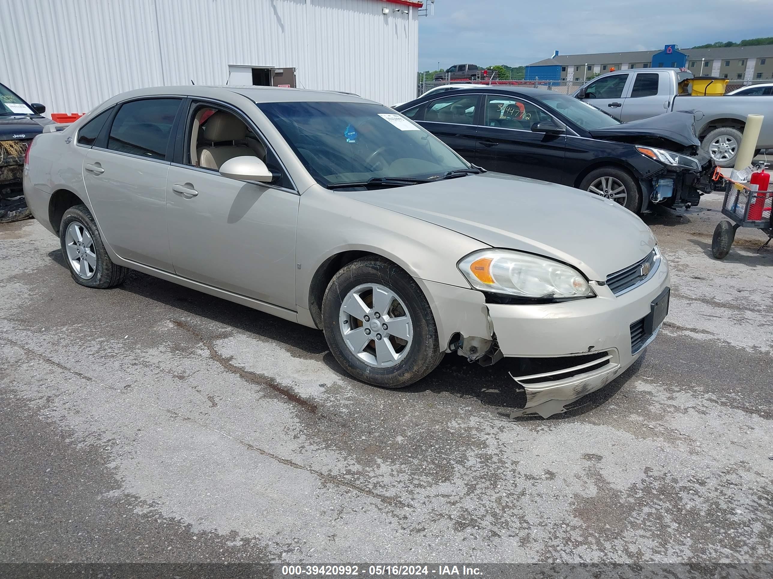 CHEVROLET IMPALA 2008 2g1wt58k289237331