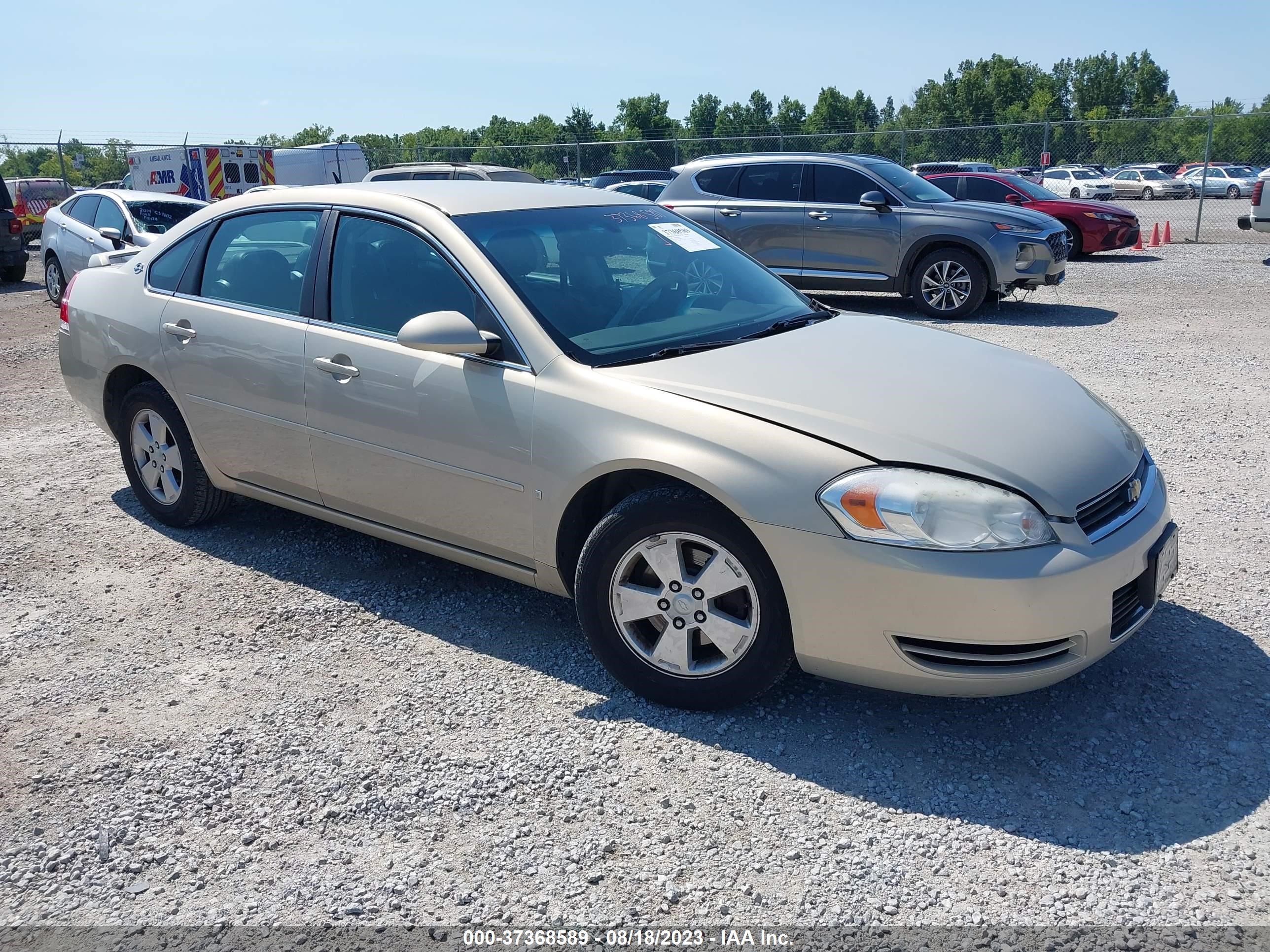 CHEVROLET IMPALA 2008 2g1wt58k289268370