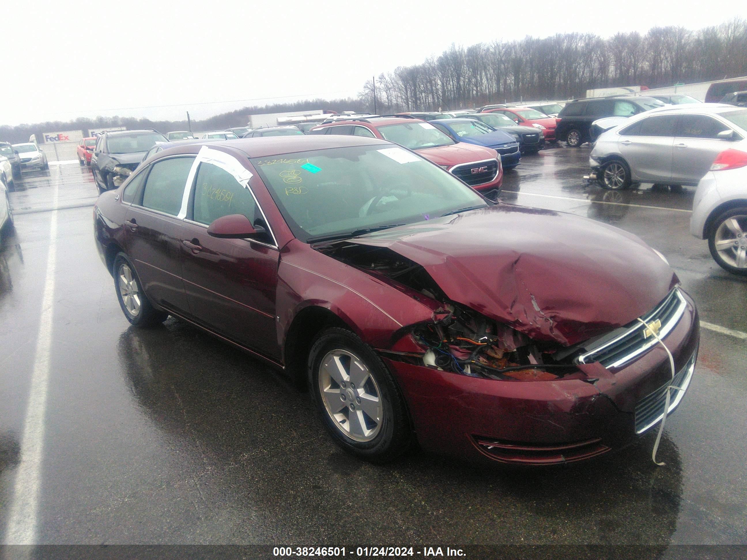 CHEVROLET IMPALA 2007 2g1wt58k379190793