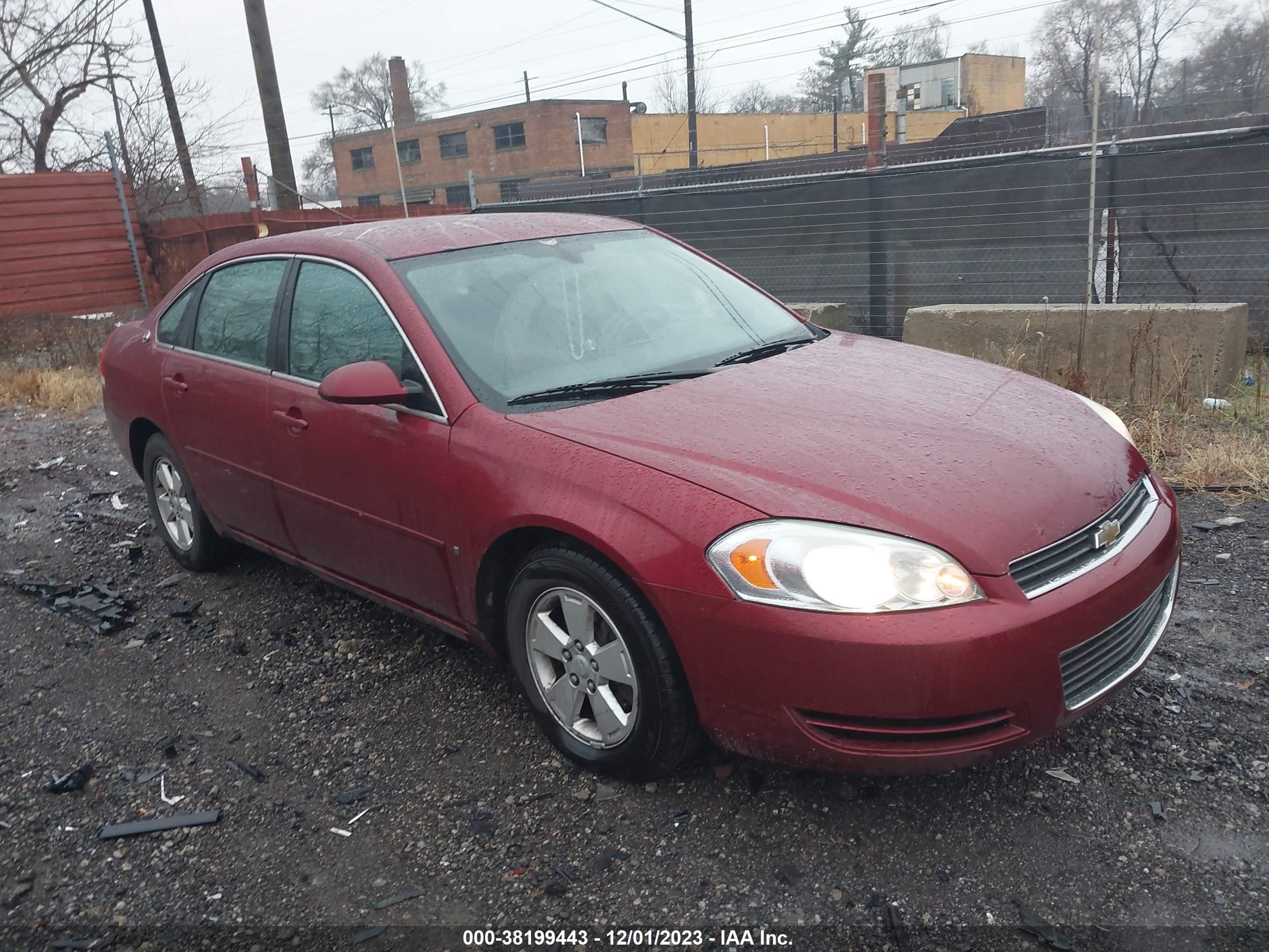 CHEVROLET IMPALA 2007 2g1wt58k379379055